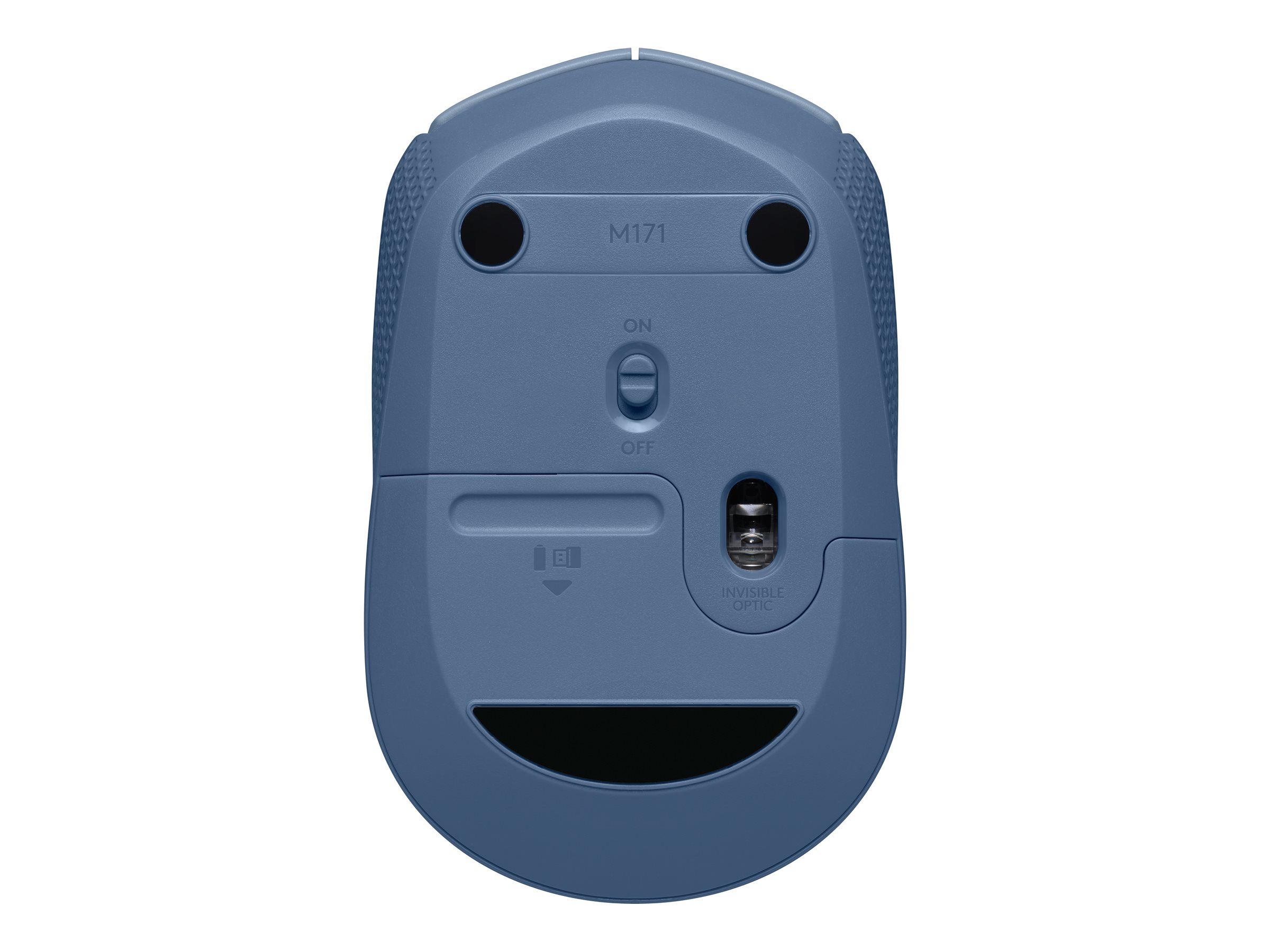 Logitech M171 - Maus - rechts- und linkshändig - optisch - 3 Tasten - kabellos - 2.4 GHz - kabelloser Empfänger (USB)