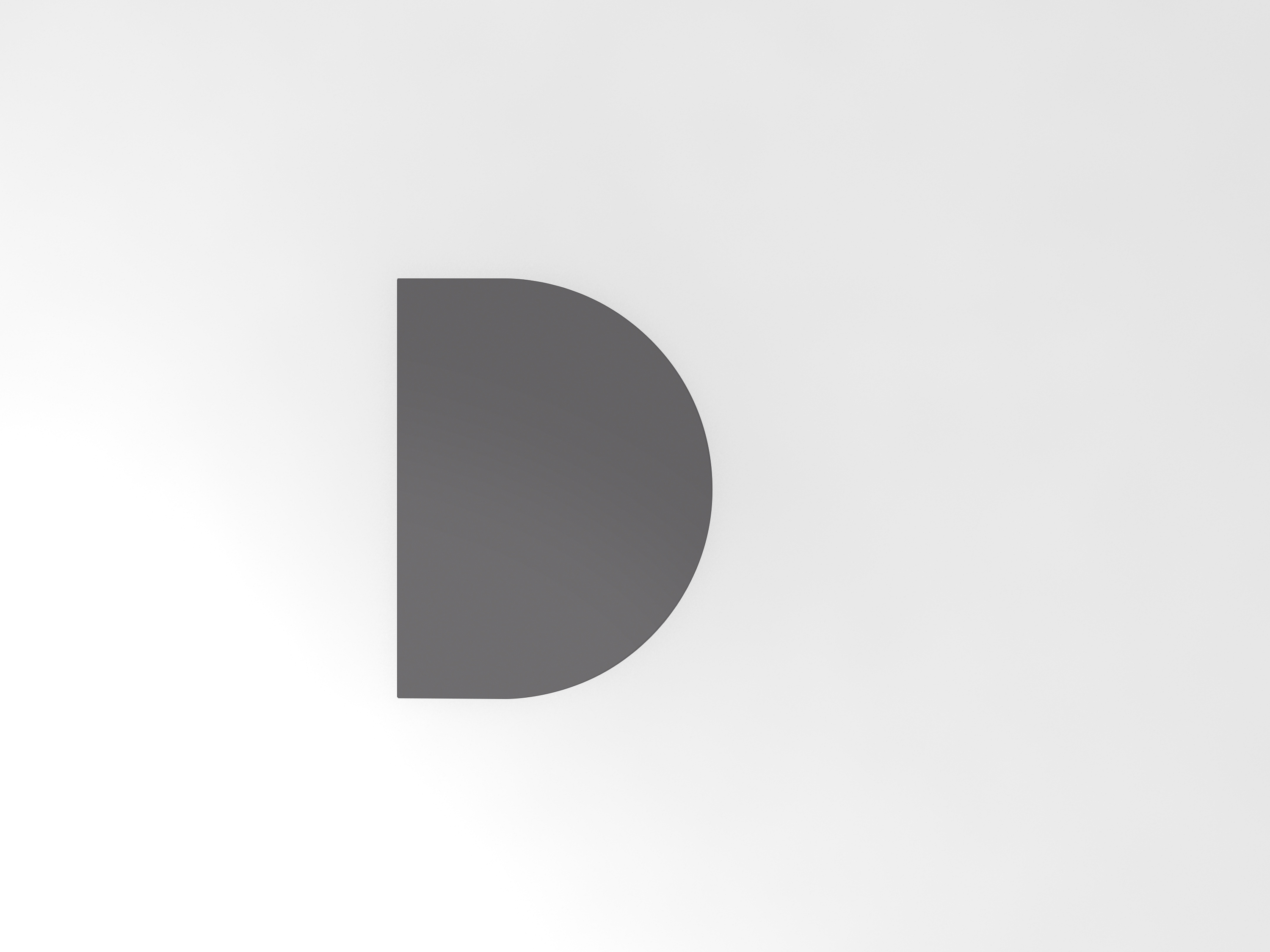 Anbautisch m.STF/Kons.doppelt 60x80cm Graphit/S