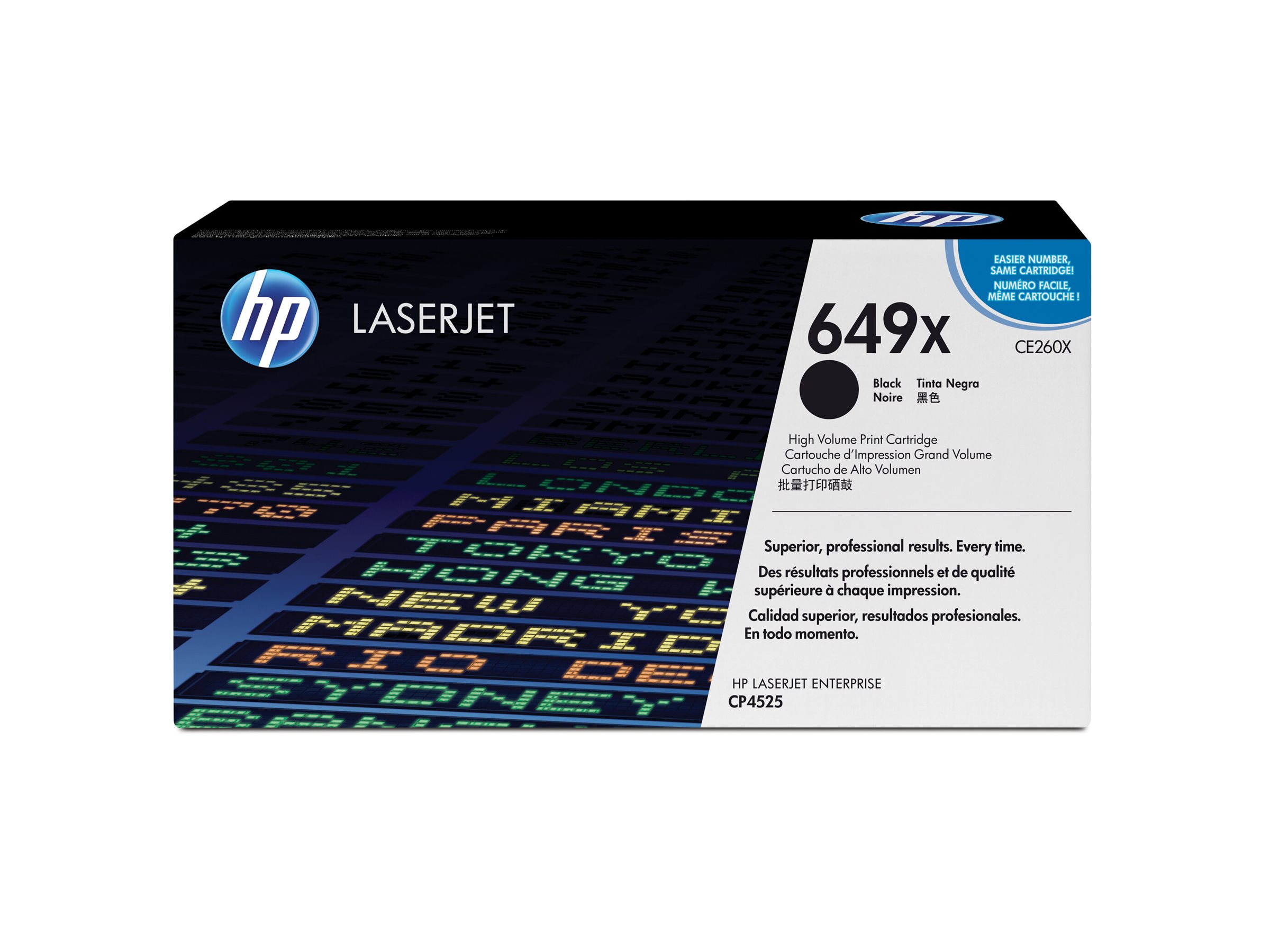 HP 649X - Hohe Ergiebigkeit - Schwarz - original - LaserJet - Tonerpatrone (CE260X)