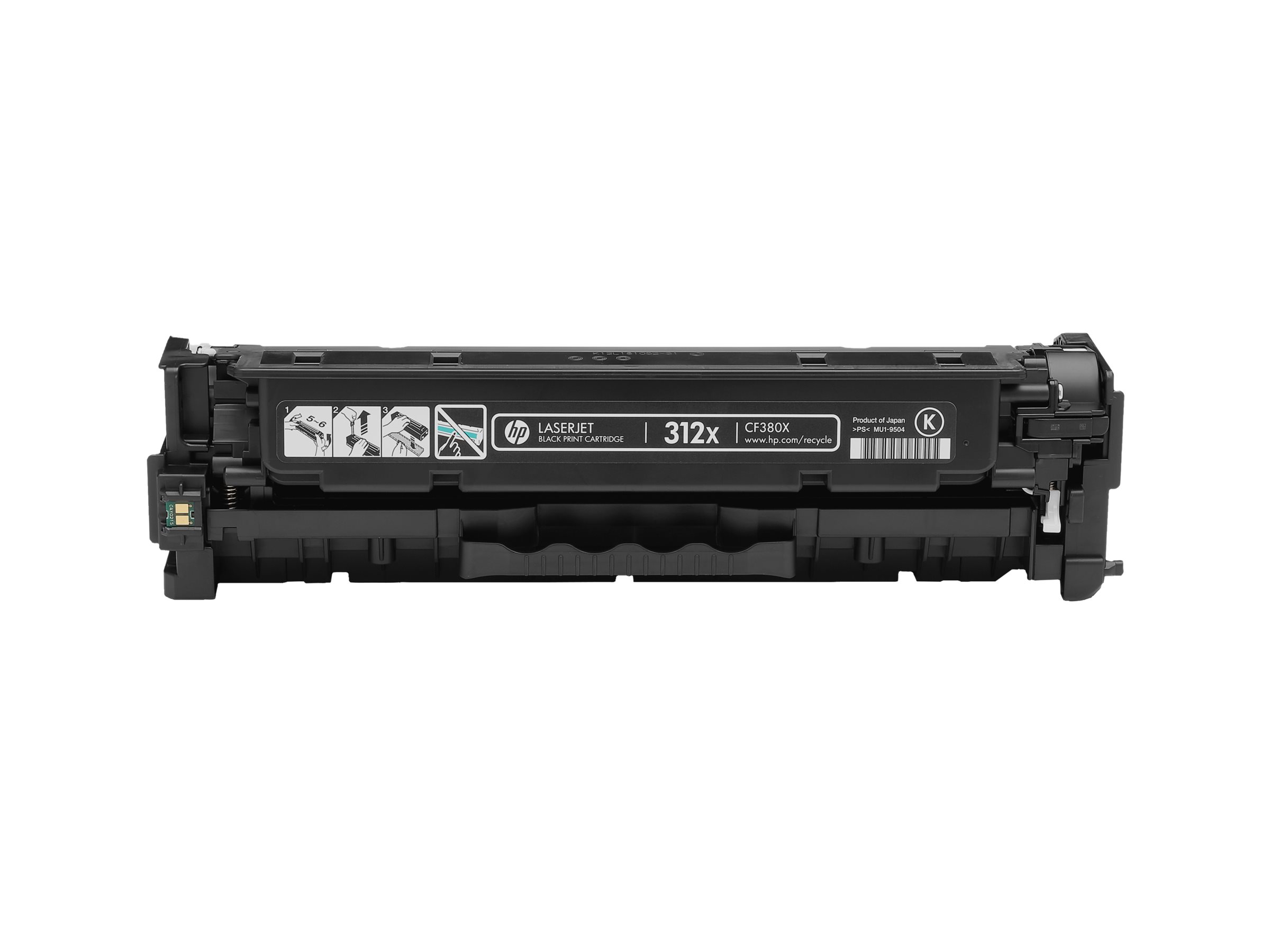 HP 312X - Hohe Ergiebigkeit - Schwarz - original - LaserJet - Tonerpatrone (CF380X)