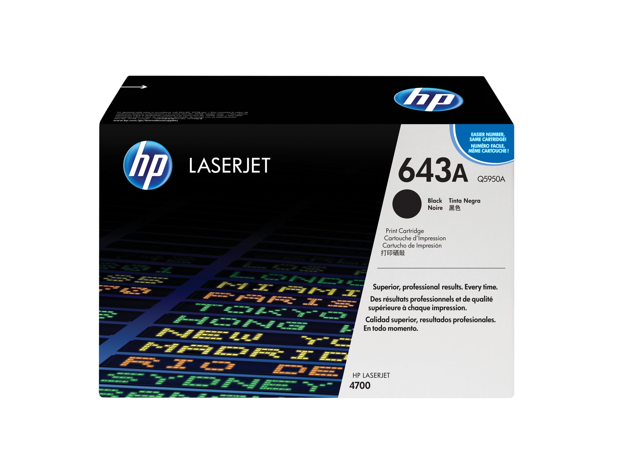 HP 643A - Schwarz - original - LaserJet - Tonerpatrone (Q5950A)