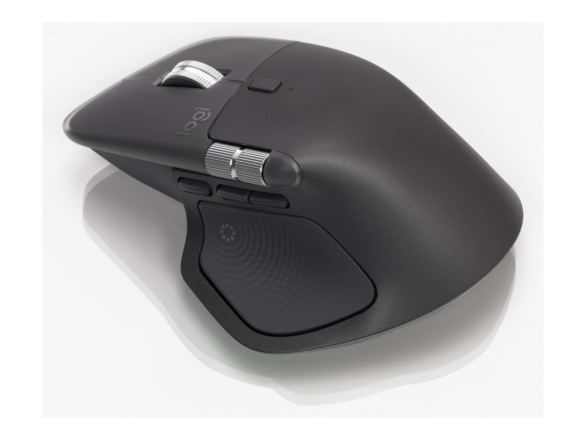 Logitech MX Master 4 - Maus - 8 Tasten - kabellos - Bluetooth, 2.4 GHz - kabelloser Empfänger (USB)