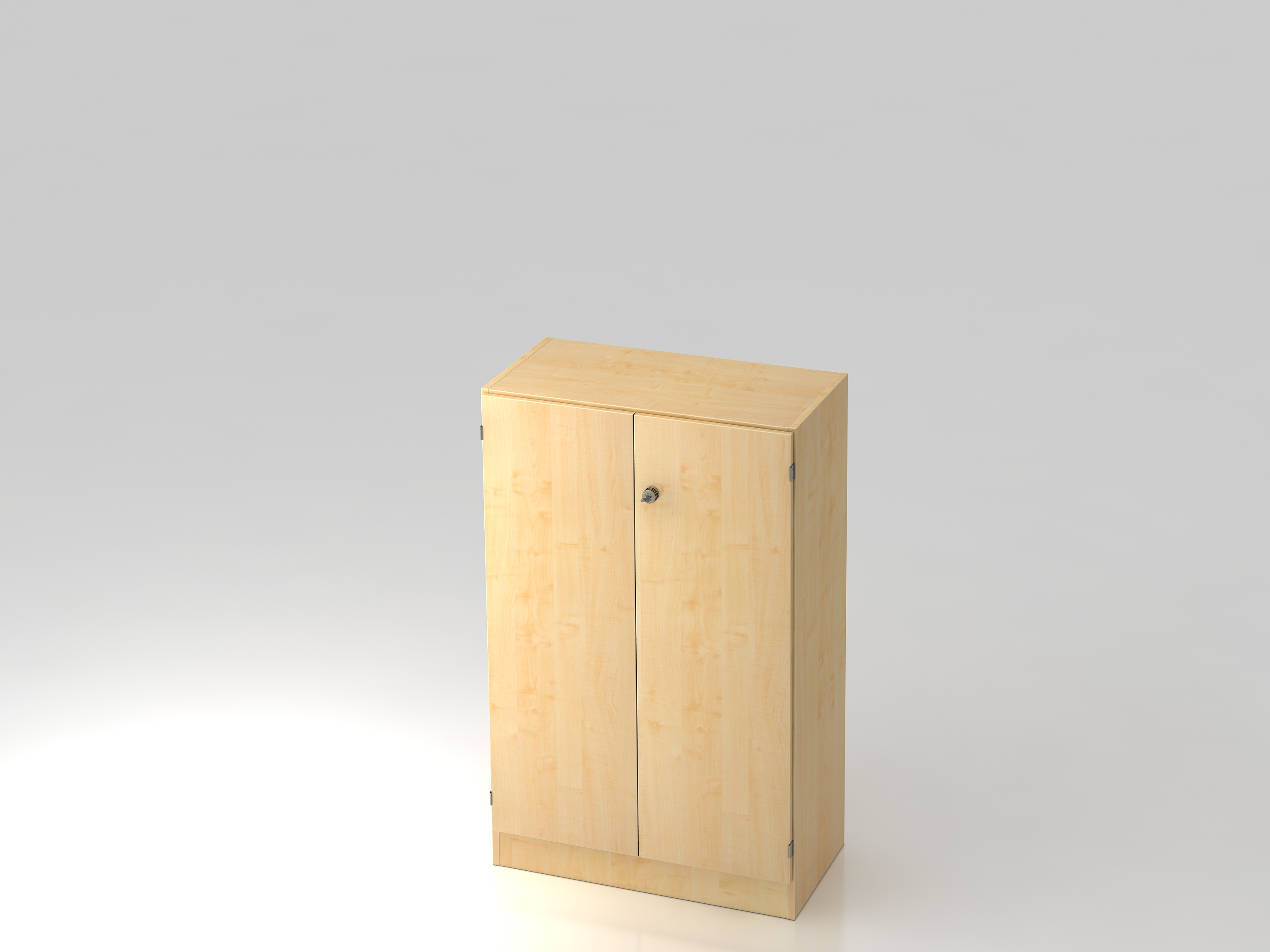 Schrank 3OH mit Sockelbl. SG Ahorn/Ahorn