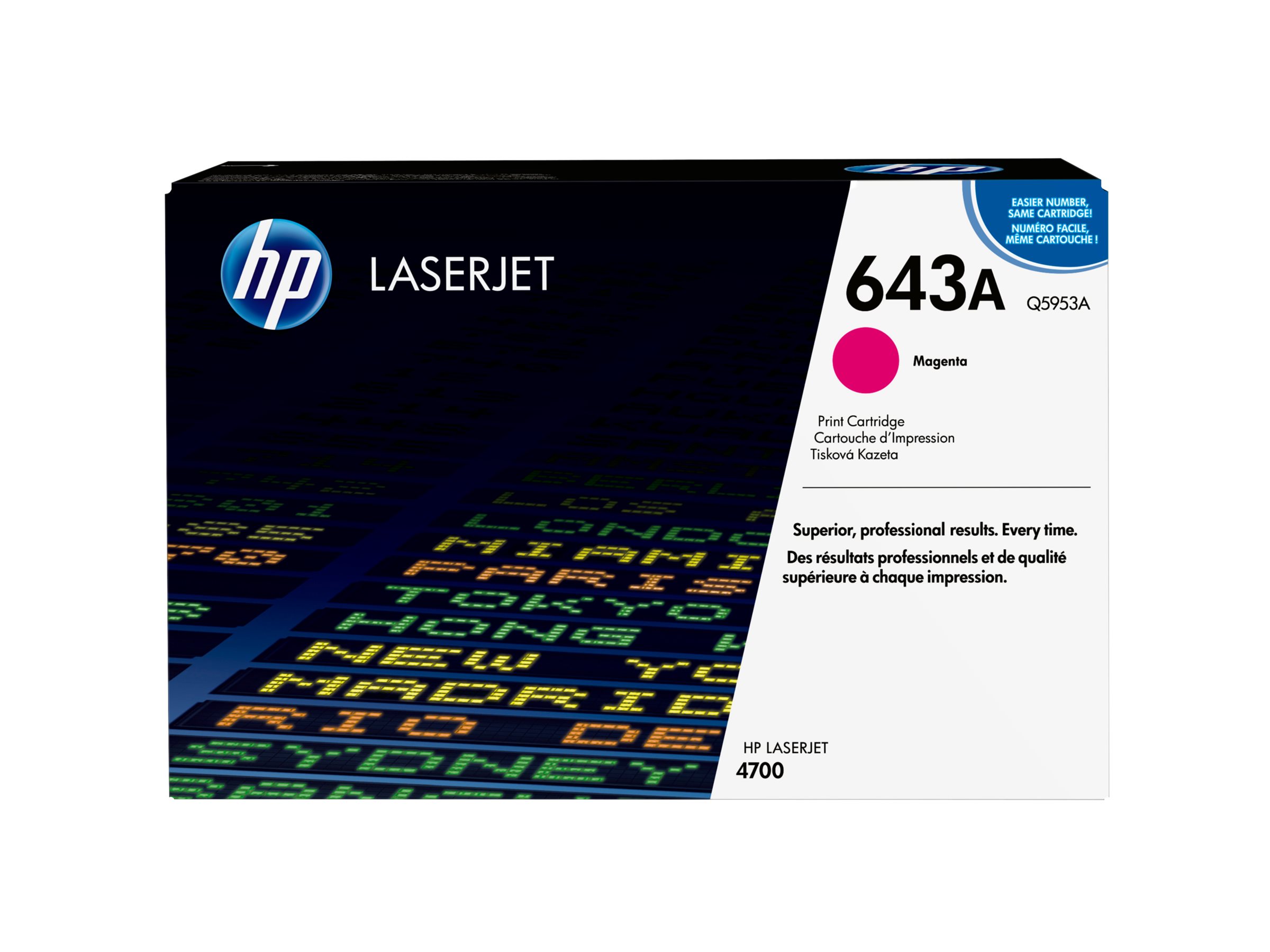HP 643A - Magenta - original - LaserJet - Tonerpatrone (Q5953A)
