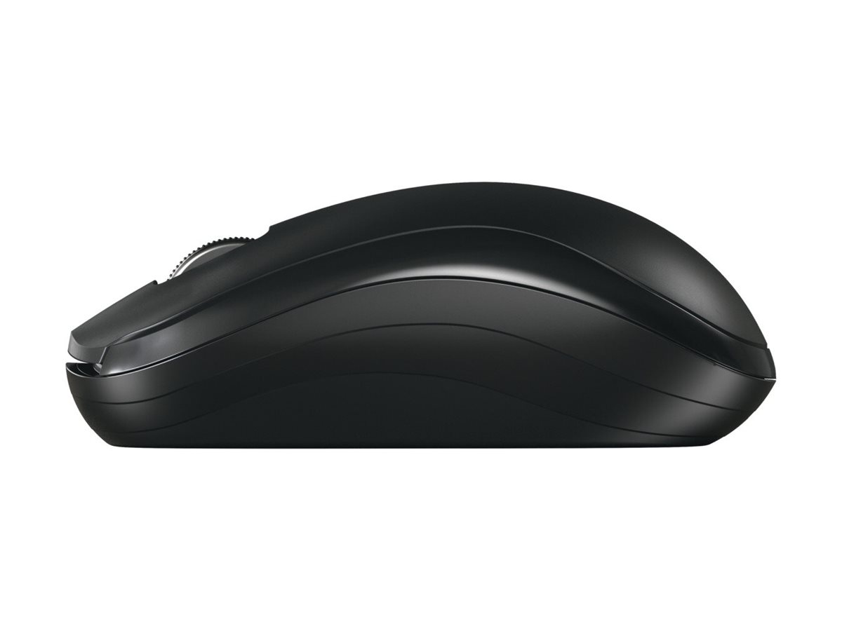 Cherry MW 2200 - Maus - ergonomisch - rechts- und linkshändig - optisch - 3 Tasten - kabellos - 2.4 GHz - kabelloser Empfänger (USB)