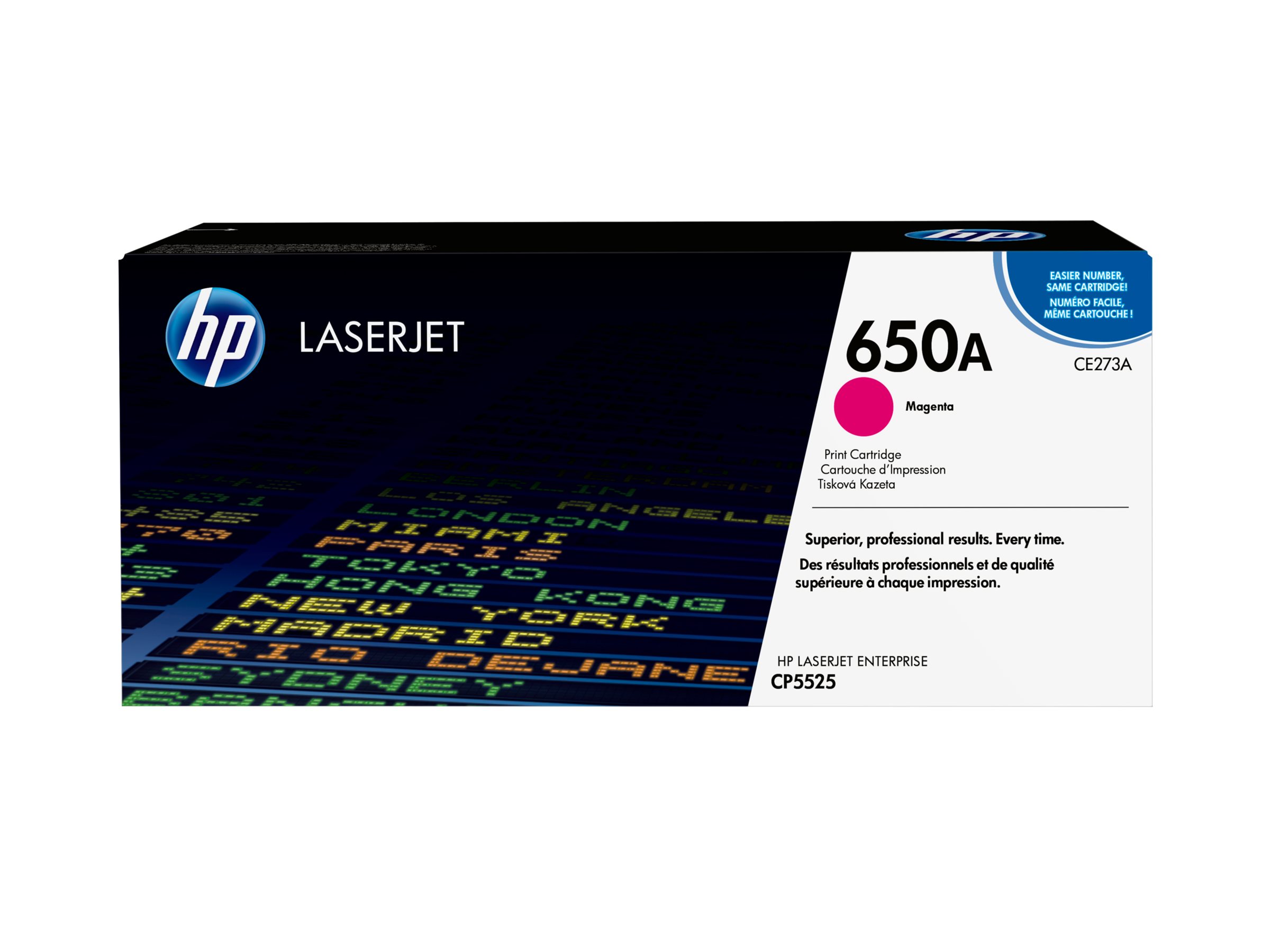 HP 650A - Magenta - original - LaserJet - Tonerpatrone (CE273A)