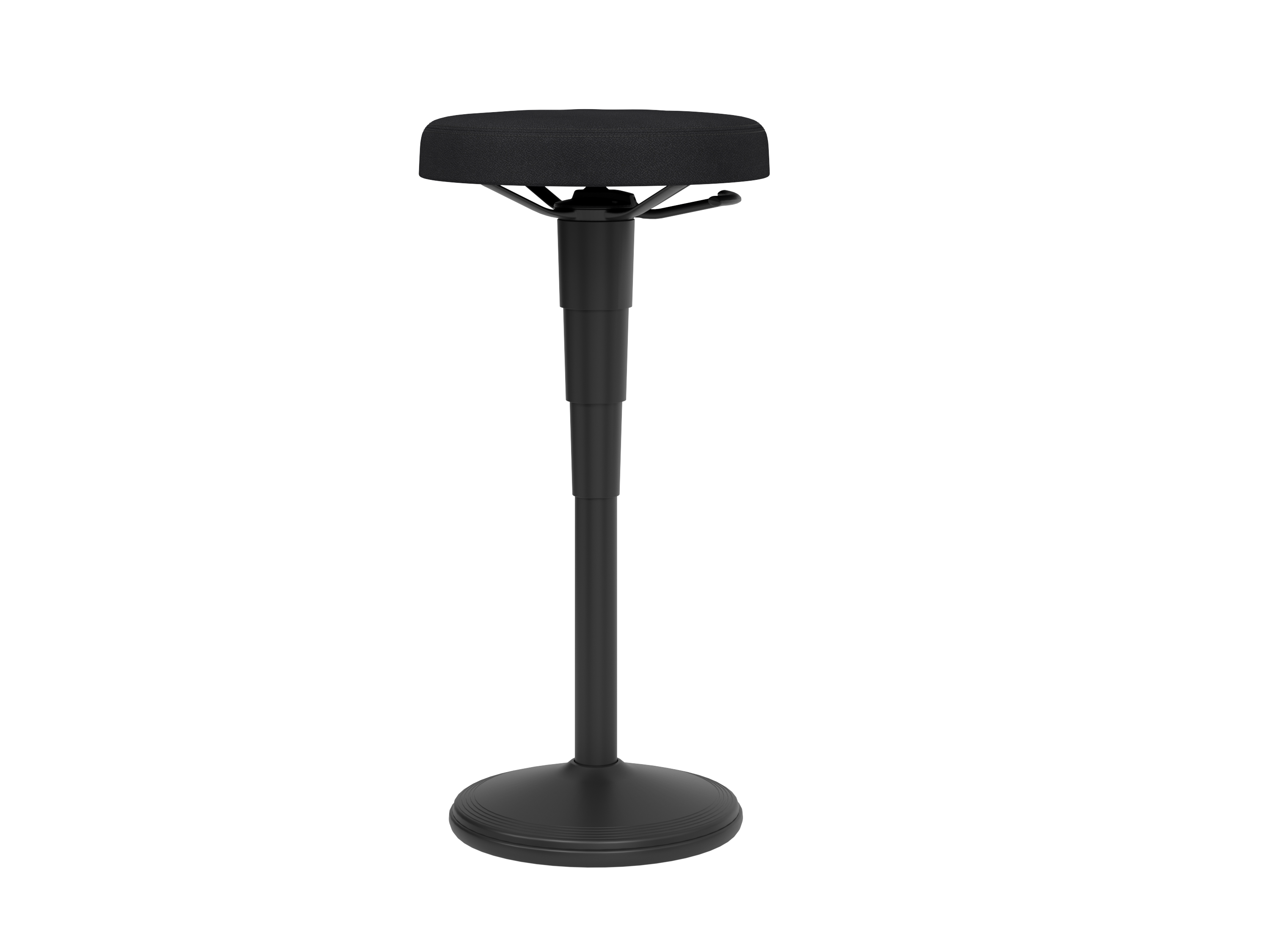 Steh-Hocker, 55-81cm, schwarz