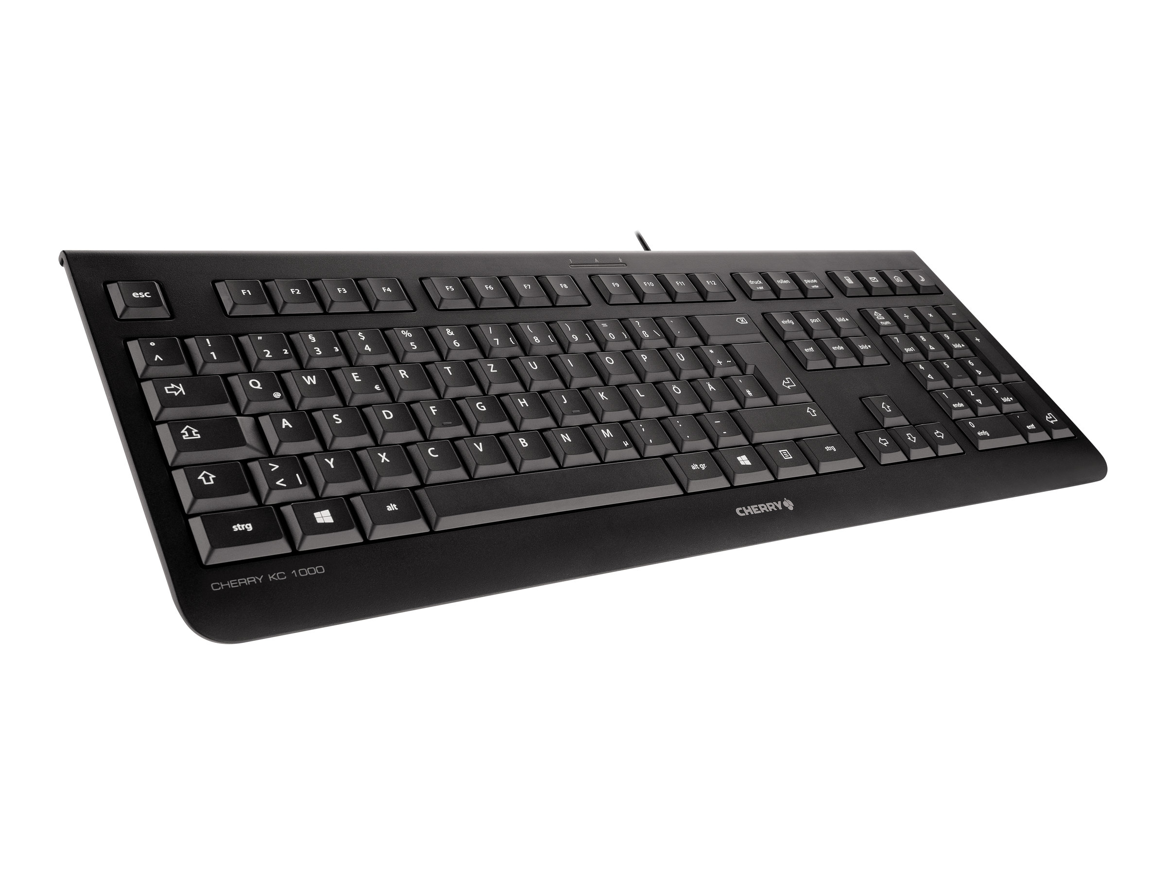 Cherry KC 1000 - Tastatur - GB - Schwarz - für