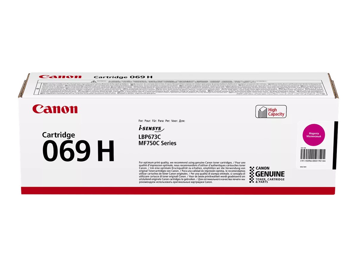 Canon 069H - Hohe Ergiebigkeit - Magenta - original