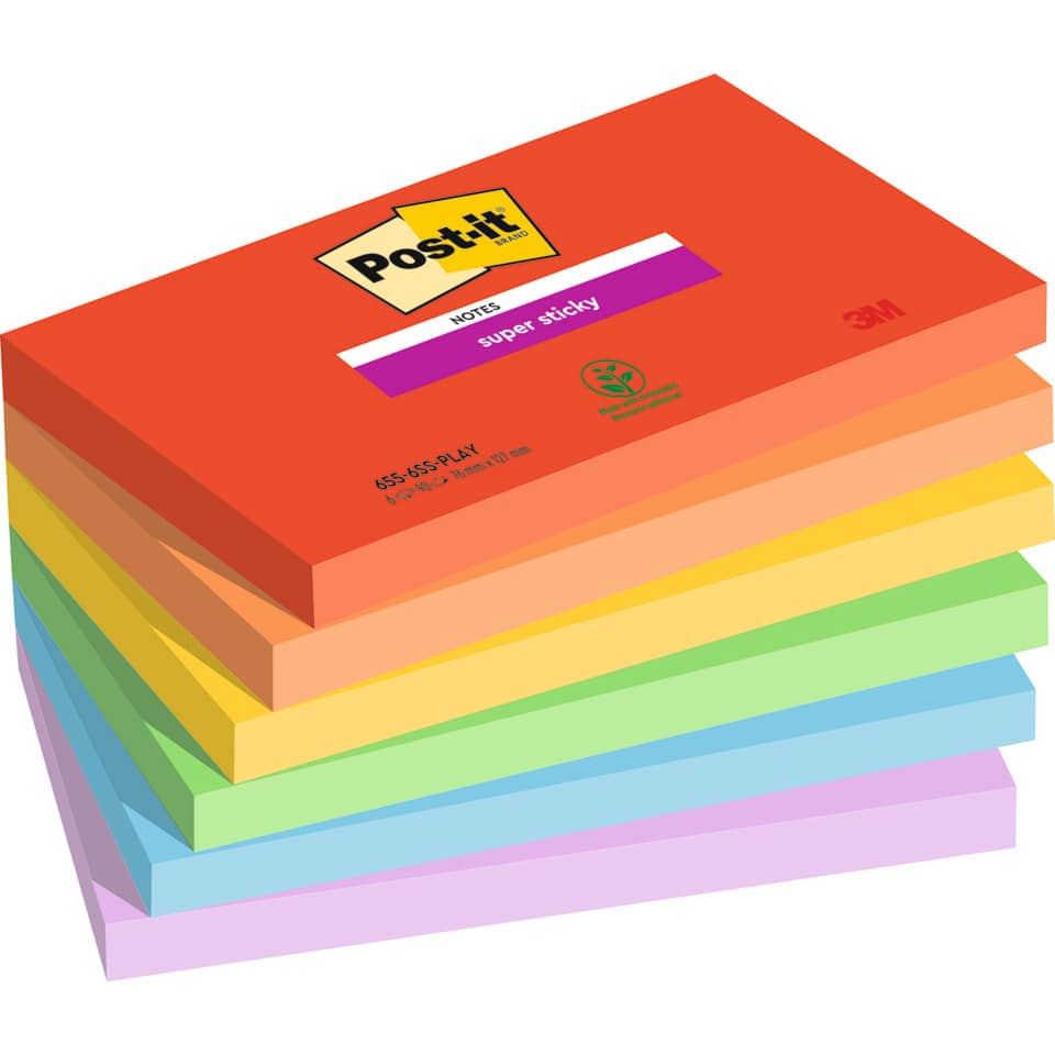 POST-IT 655-6SS-PLAY 76x127mm