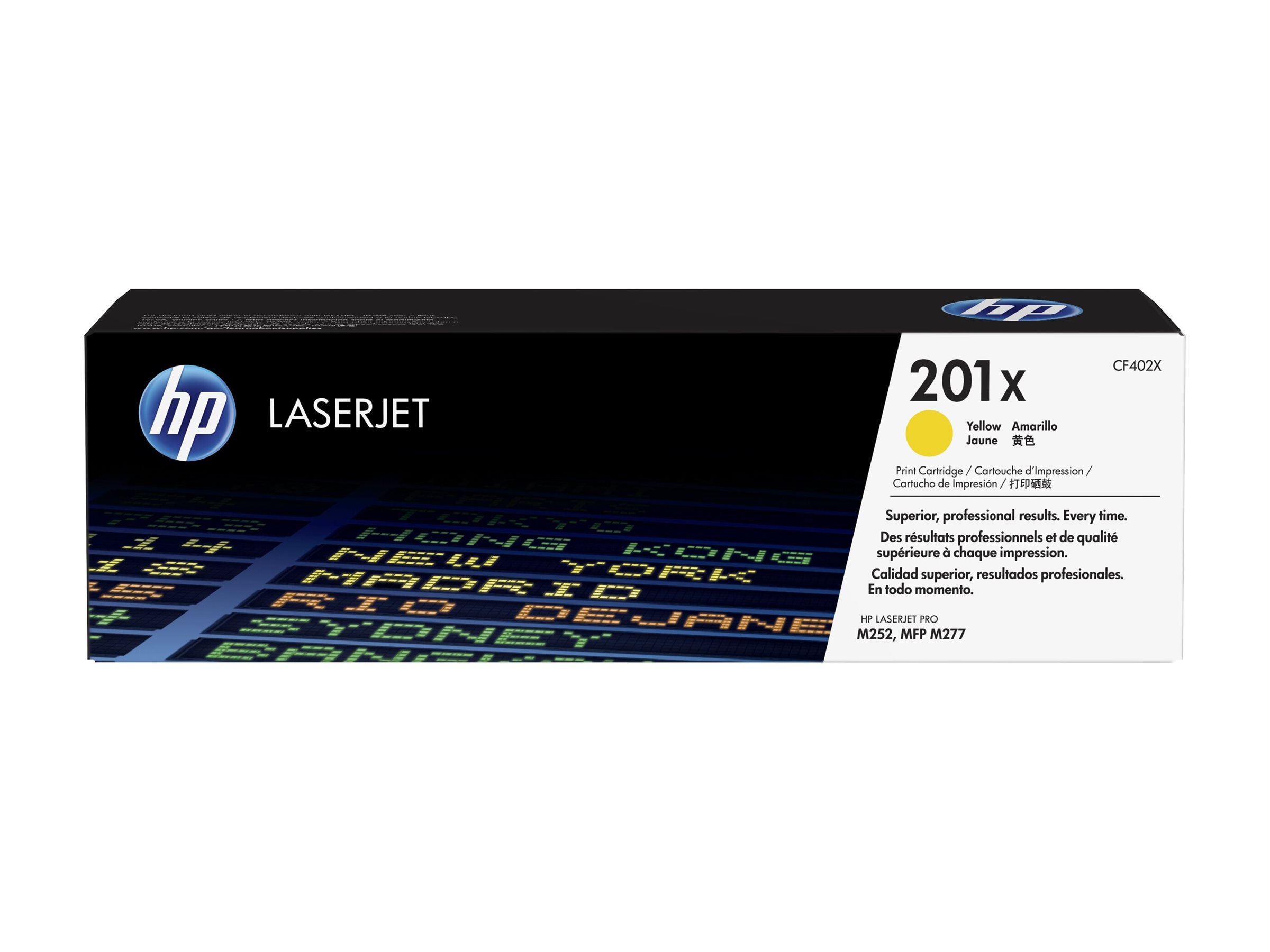 HP 201X - Hohe Ergiebigkeit - Gelb - original - LaserJet - Tonerpatrone (CF402X)