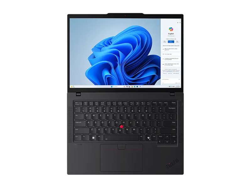 Lenovo ThinkPad T14 Gen 5 21ML - 180°-Scharnierdesign - Intel Core Ultra 7 155U / 1.7 GHz - Win 11 Pro - Intel Graphics - 16 GB RAM - 512 GB SSD TCG Opal Encryption 2, NVMe - 35.6 cm (14")