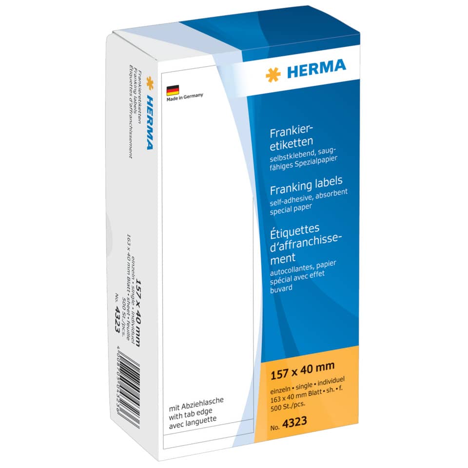 HERMA 4323 einzeln permanent haftend