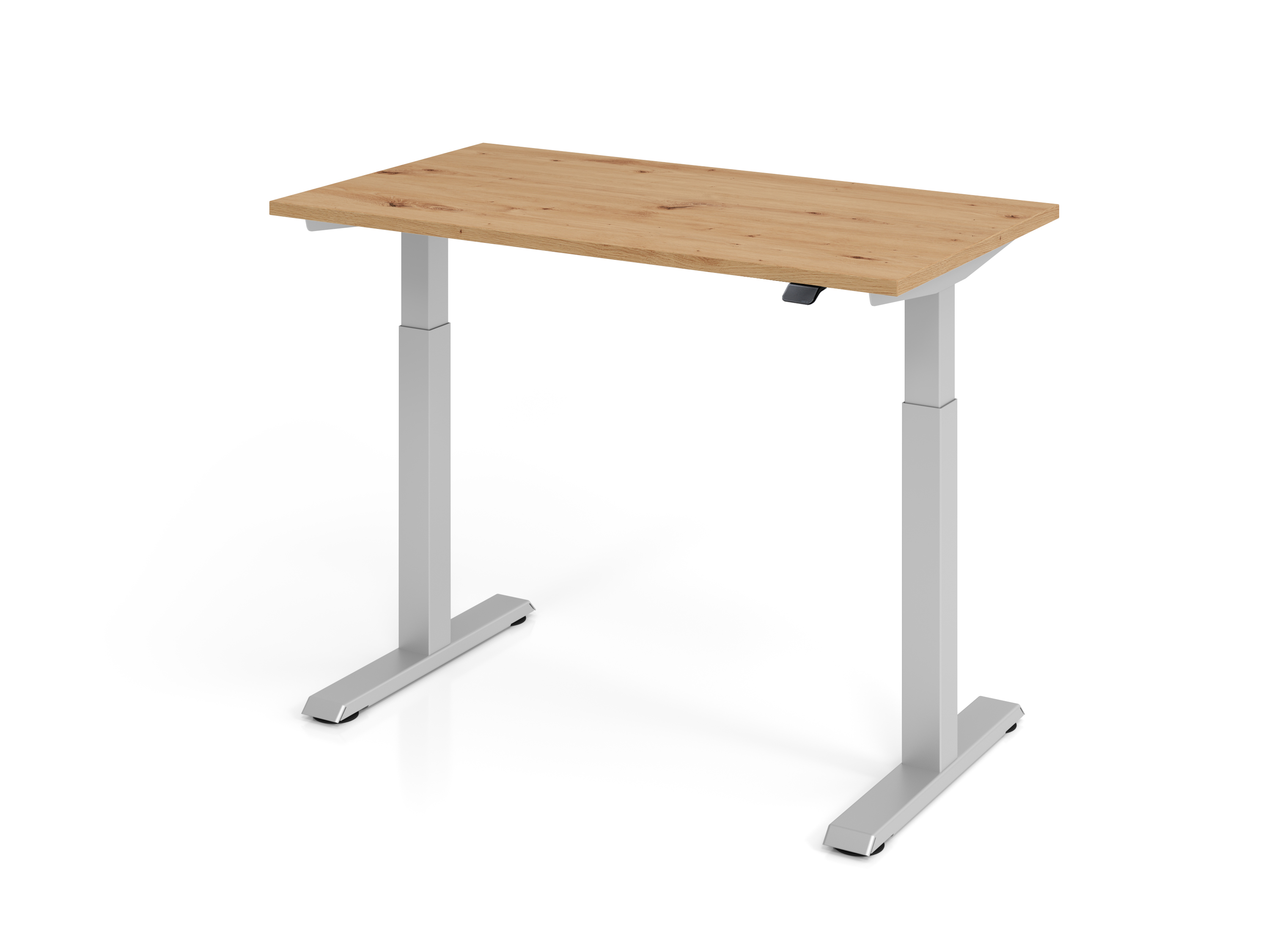 Sitz-Steh-Schreibtisch el.120x67cm Asteiche