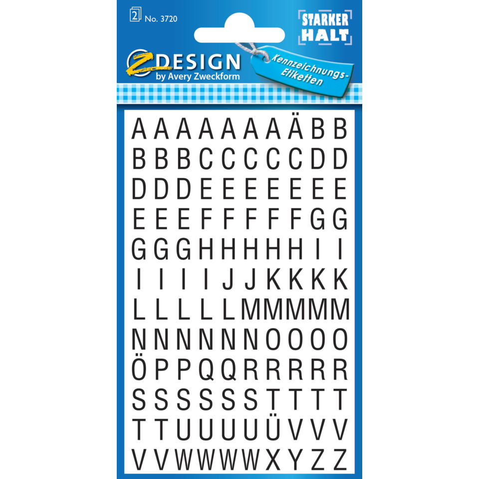 ZWECKFORM 3720 6,5 mm Druckschrift