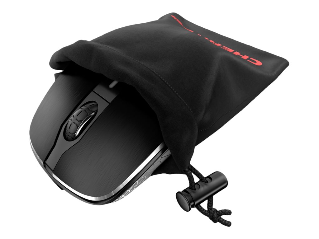 Cherry MW 8C ADVANCED - Maus - ergonomisch - optisch - 6 Tasten - kabellos - 2.4 GHz, Bluetooth 4.0 - kabelloser Empfänger (USB)