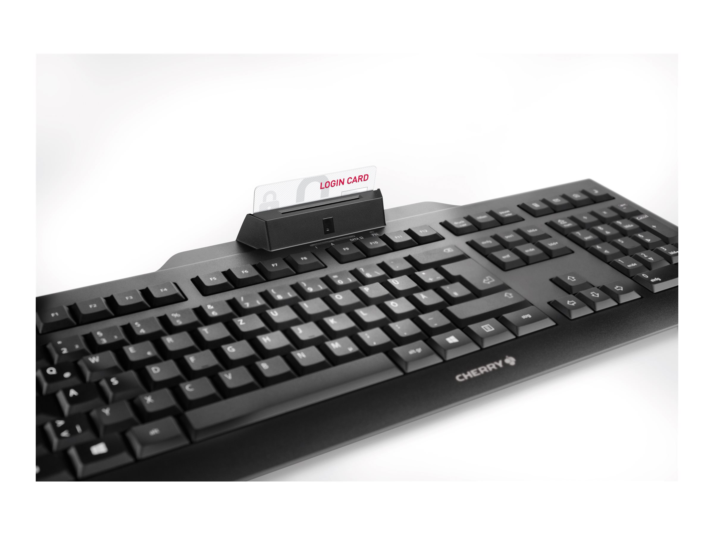 Cherry KC 1000 SC - Tastatur - USB - USA - Tastenschalter: CHERRY LPK
