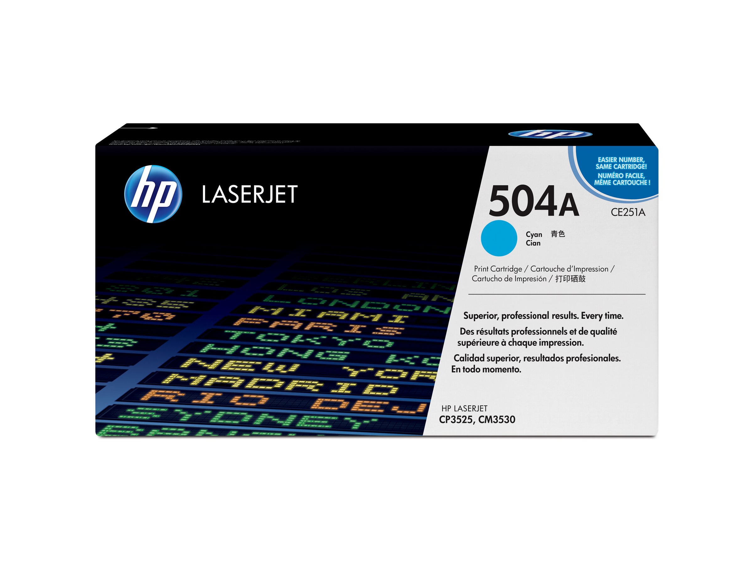 HP 504A - Cyan - original - LaserJet - Tonerpatrone (CE251A)