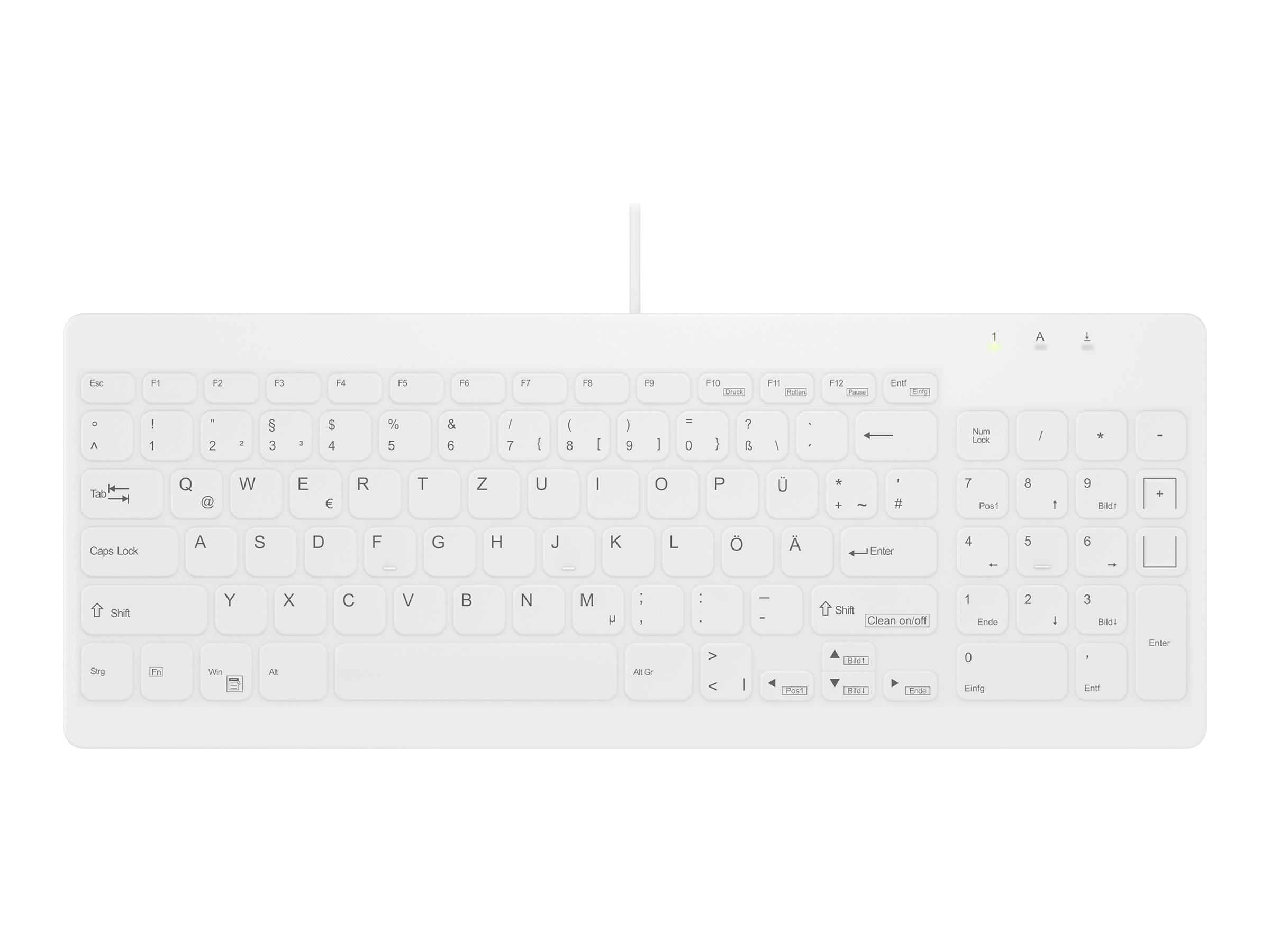 Cherry Contour Active Key QuickClean AK-C7012 - Tastatur