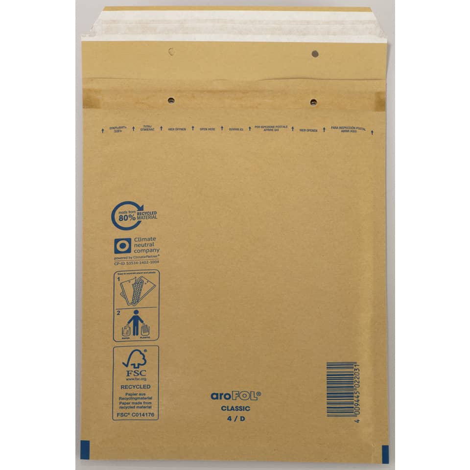 Luftpolstertasche braun 200x275 Gr.4/D