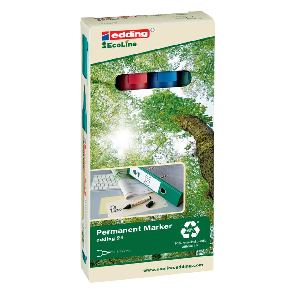 EDDING 21-4S sort. Rundsp. nachfüllbar