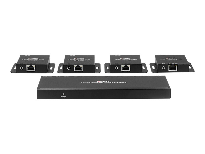 Lindy Cat.6 HDMI & IR Splitter Extender with Loop Out