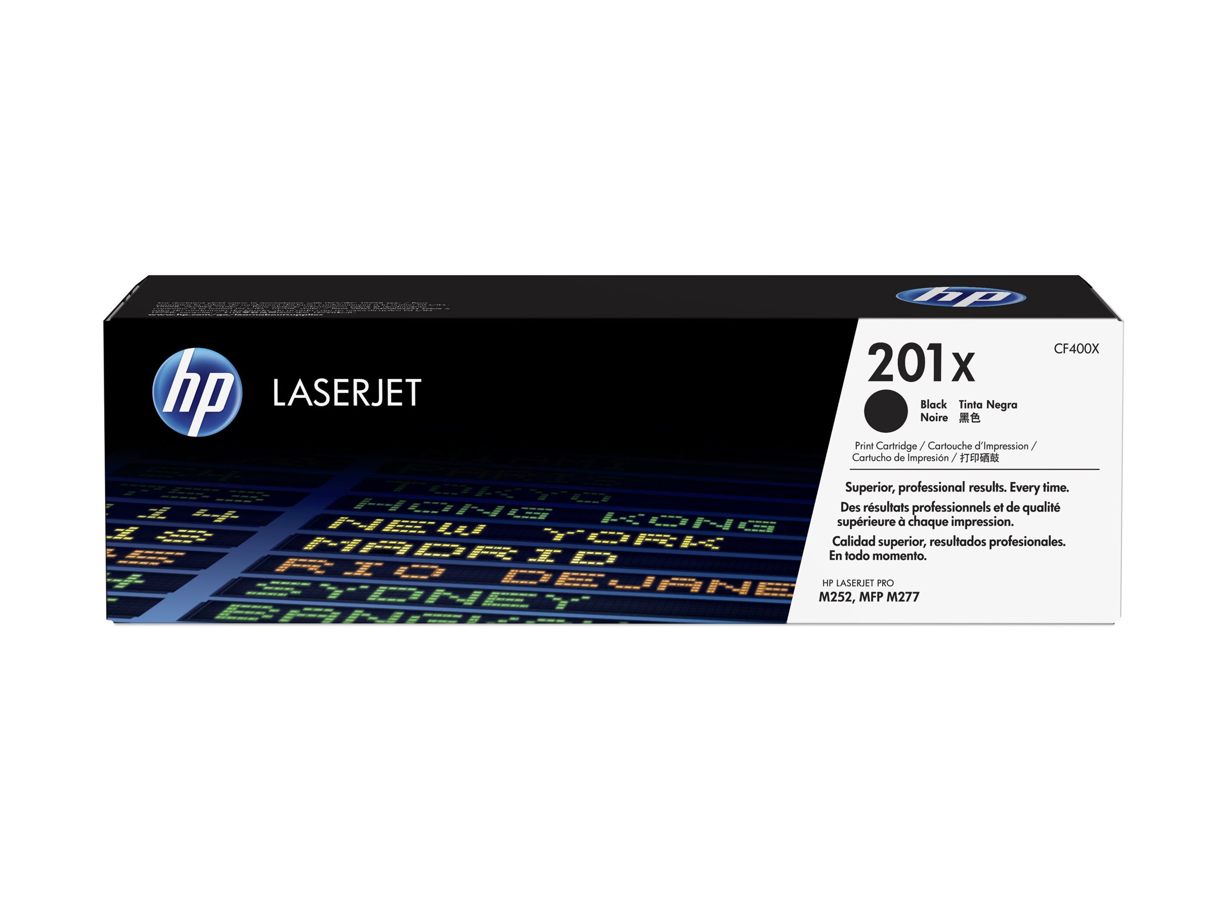 HP 201X - Hohe Ergiebigkeit - Schwarz - original - LaserJet - Tonerpatrone (CF400X)