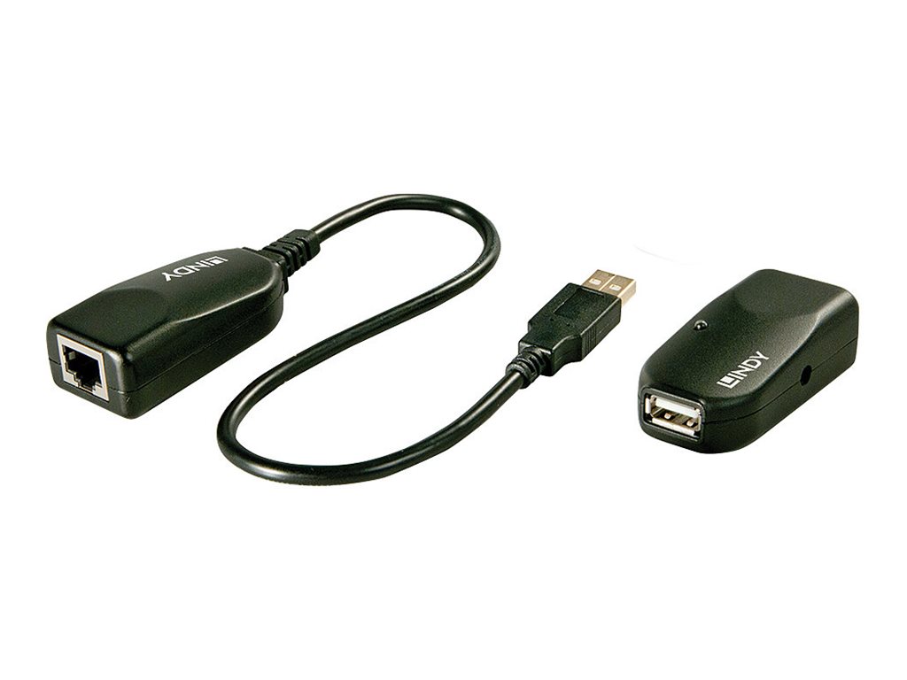 Lindy USB 2.0 CAT5 Extender (Transmitter and Receiver units)