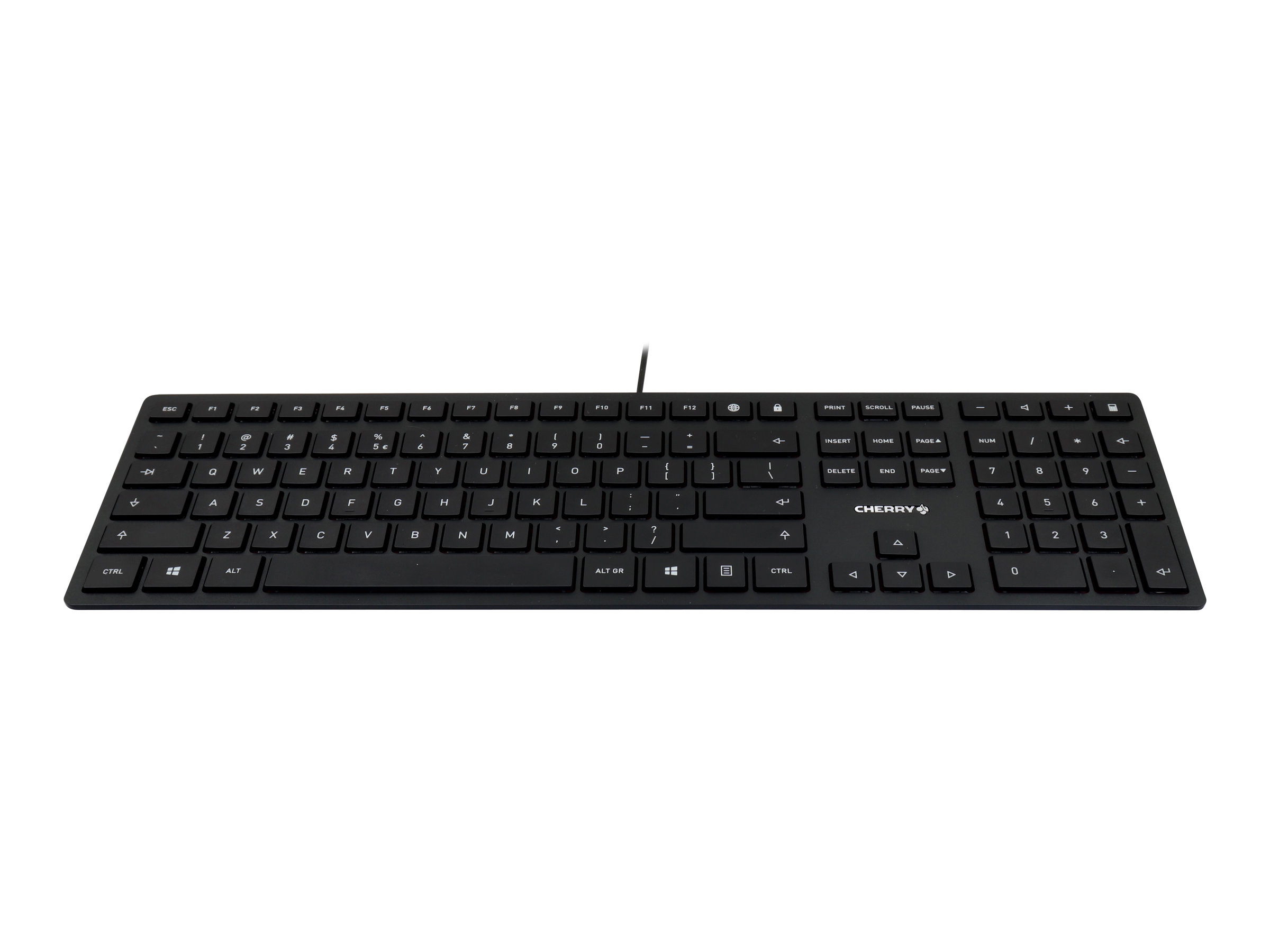 Cherry KC 6000 SLIM - Tastatur - USB - Englisch