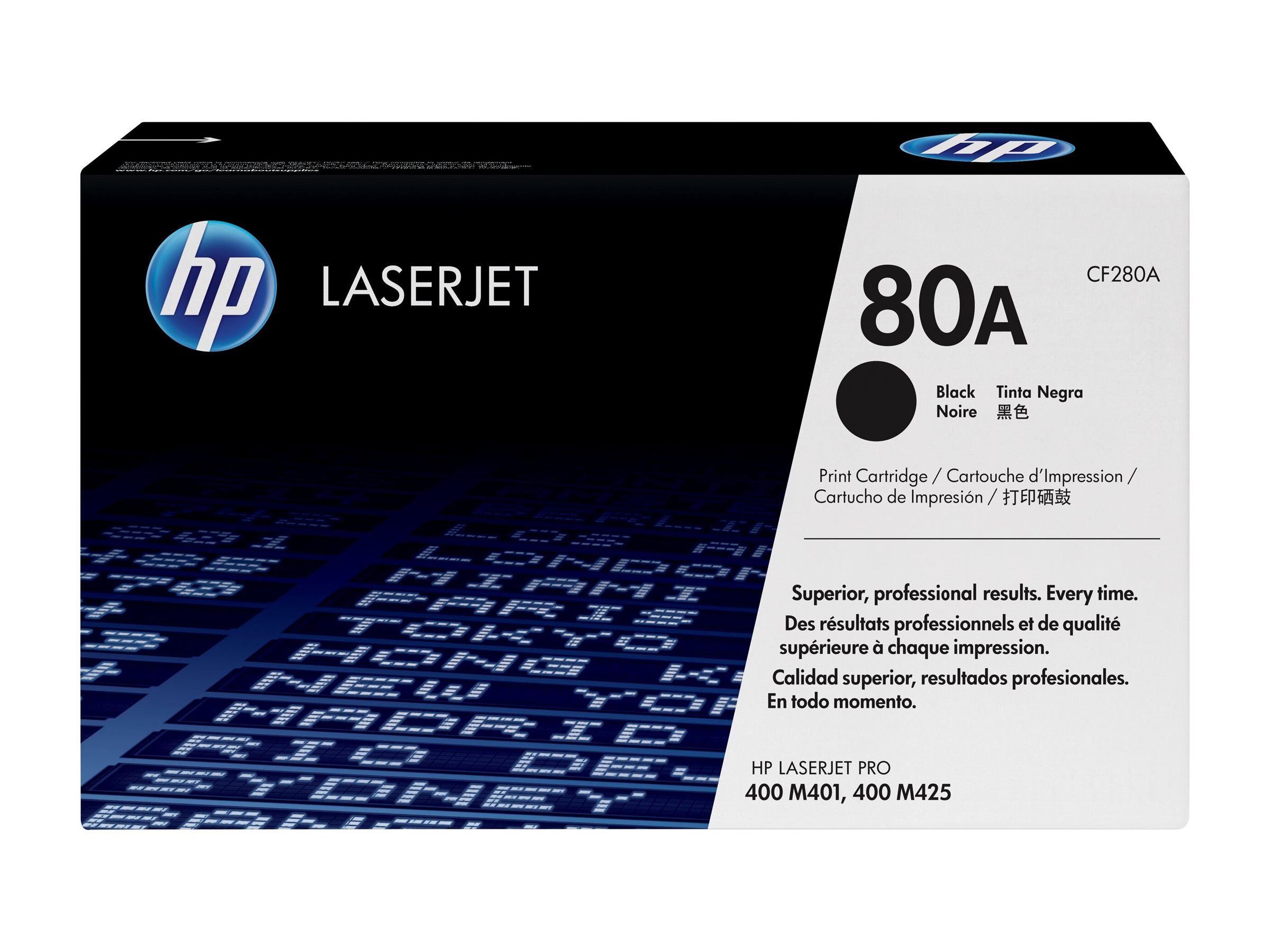 HP 80A - Schwarz - original - LaserJet - Tonerpatrone (CF280A)