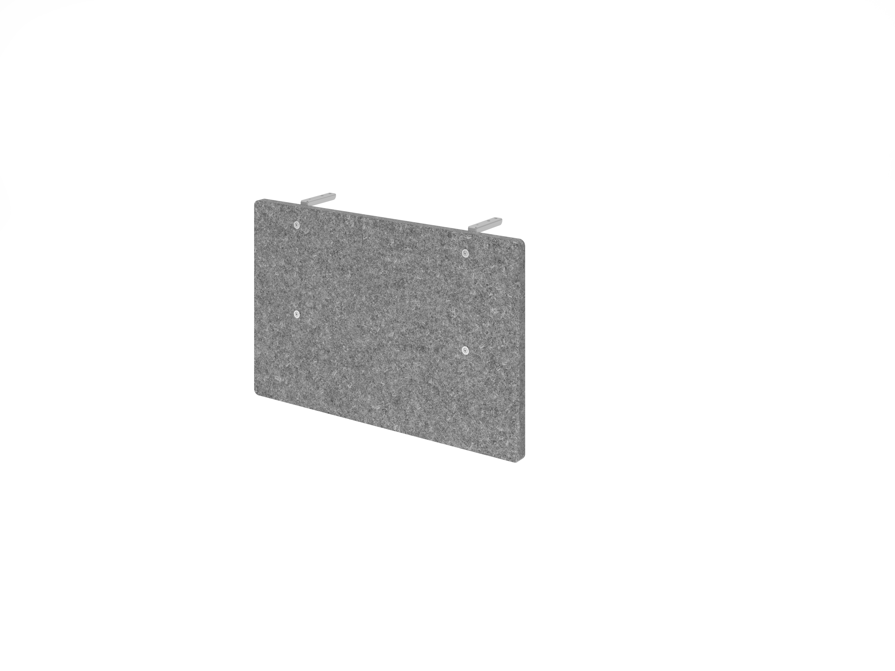Sichtblende,Schallsch. für 80er Tisch, grau
