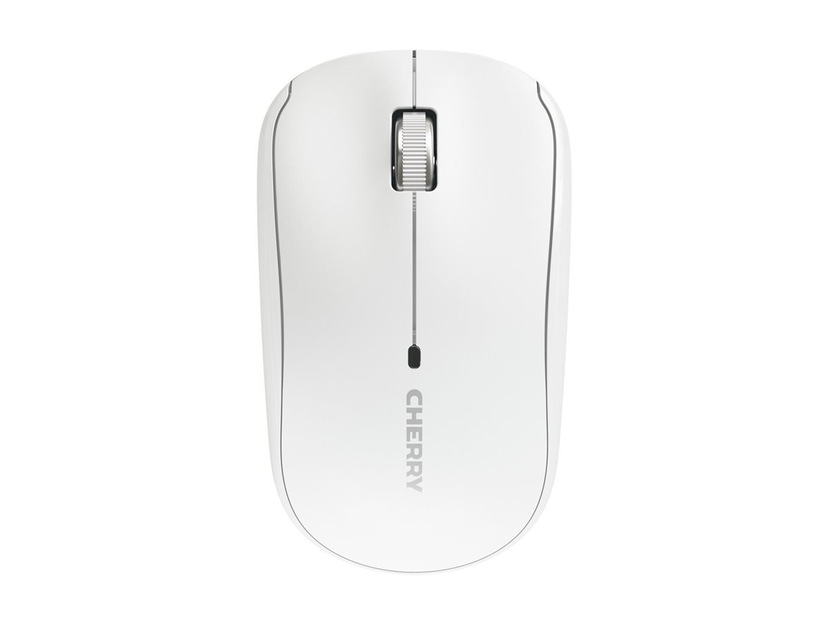 Cherry MW 2200 - Maus - ergonomisch - rechts- und linkshändig - optisch - 3 Tasten - kabellos - 2.4 GHz - kabelloser Empfänger (USB)