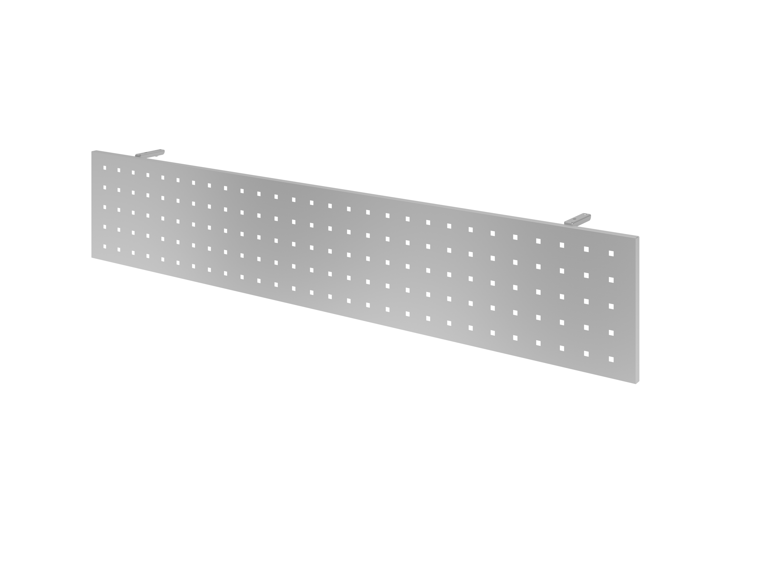Sichtblende H=35cm 200cm Silber