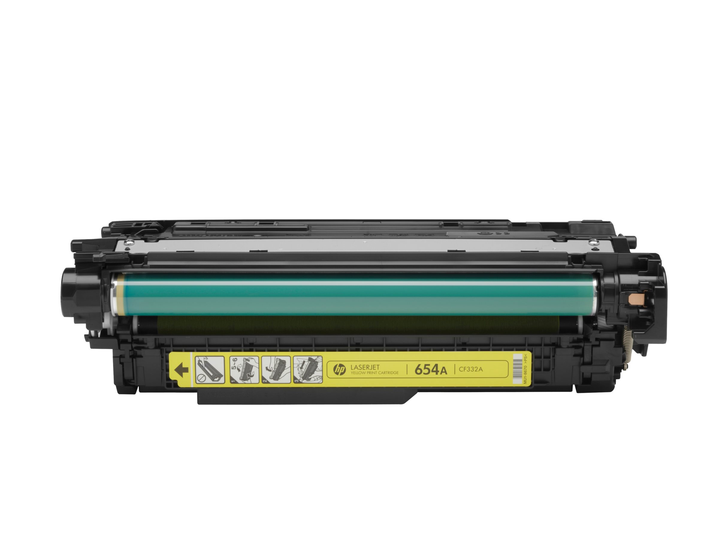 HP 654A - Gelb - original - LaserJet - Tonerpatrone (CF332A)