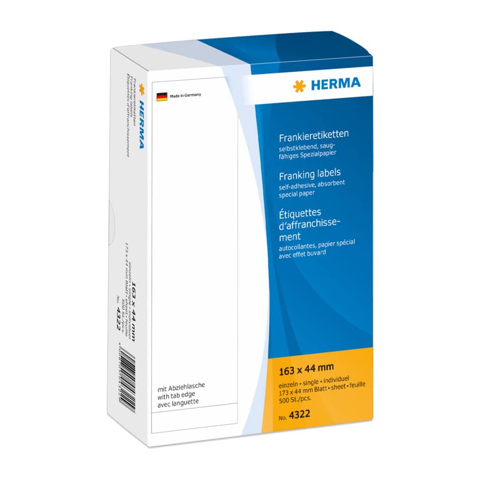 HERMA 4322 einzeln permanent haftend