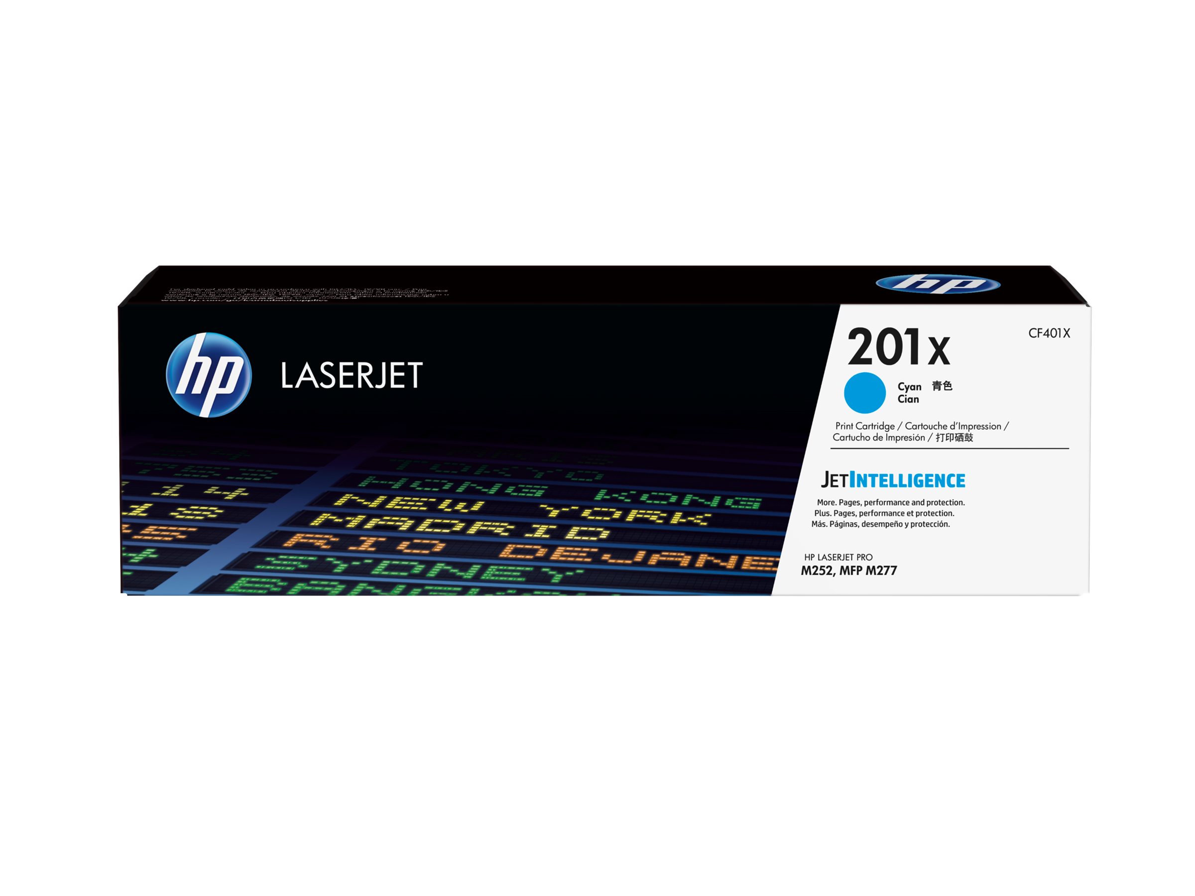 HP 201X - Hohe Ergiebigkeit - Cyan - original - LaserJet - Tonerpatrone (CF401X)