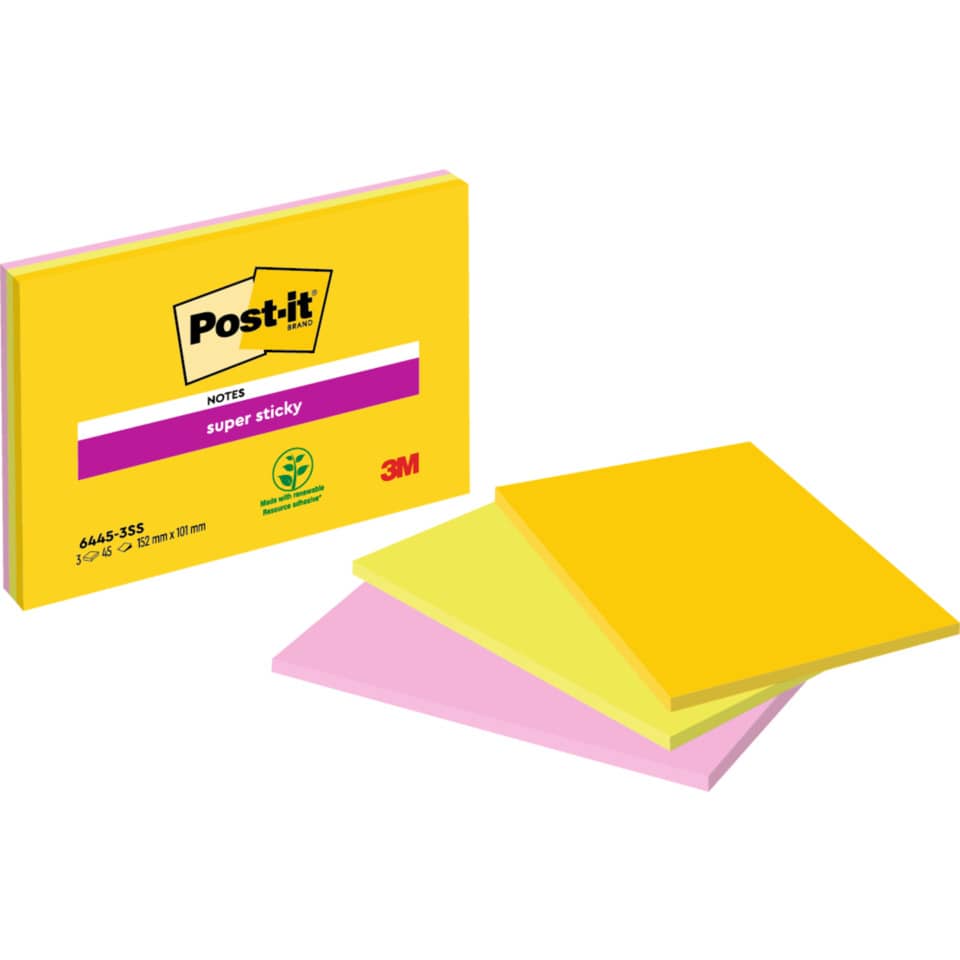 POST-IT 6445-3SS-EU 101x152mm
