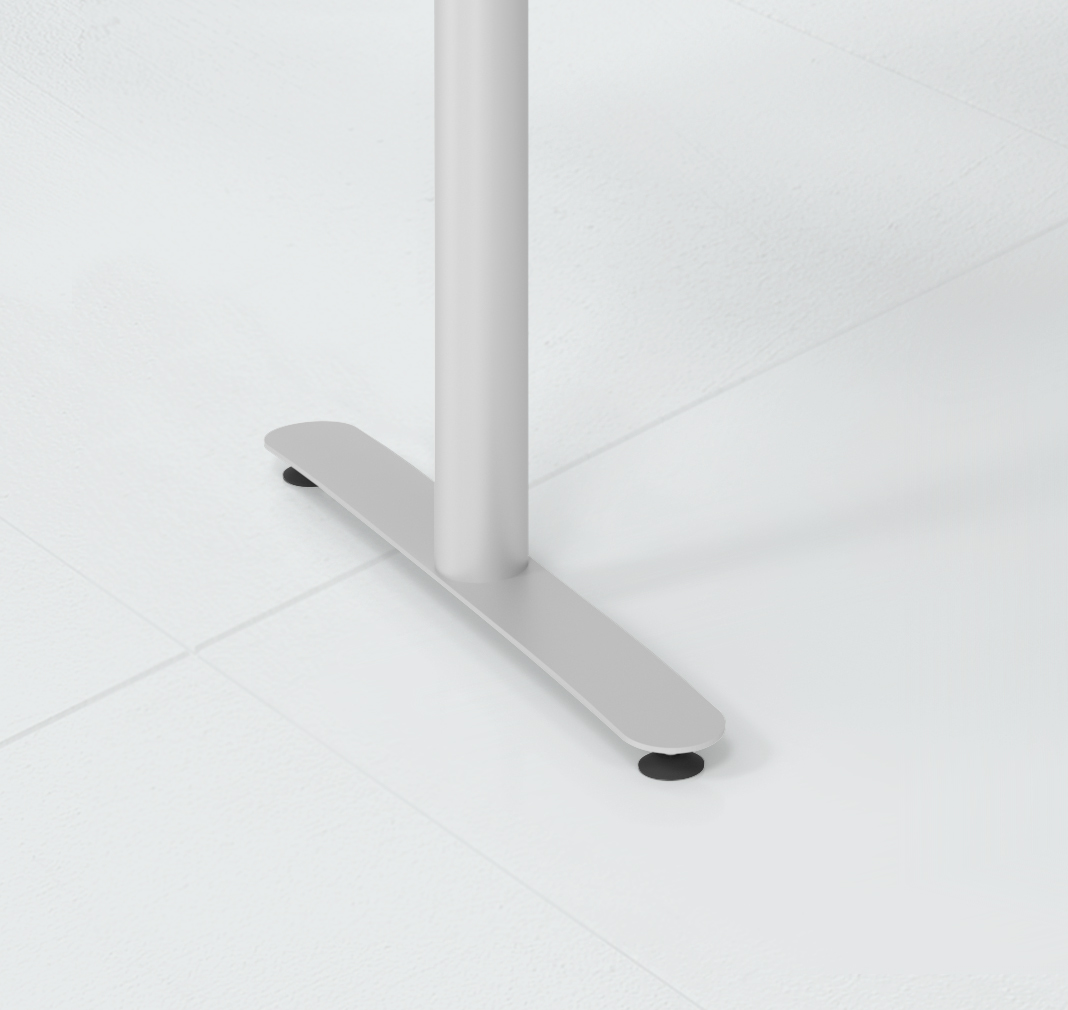 Sitz-Steh-Schreibtisch el.120x80cm Graphit