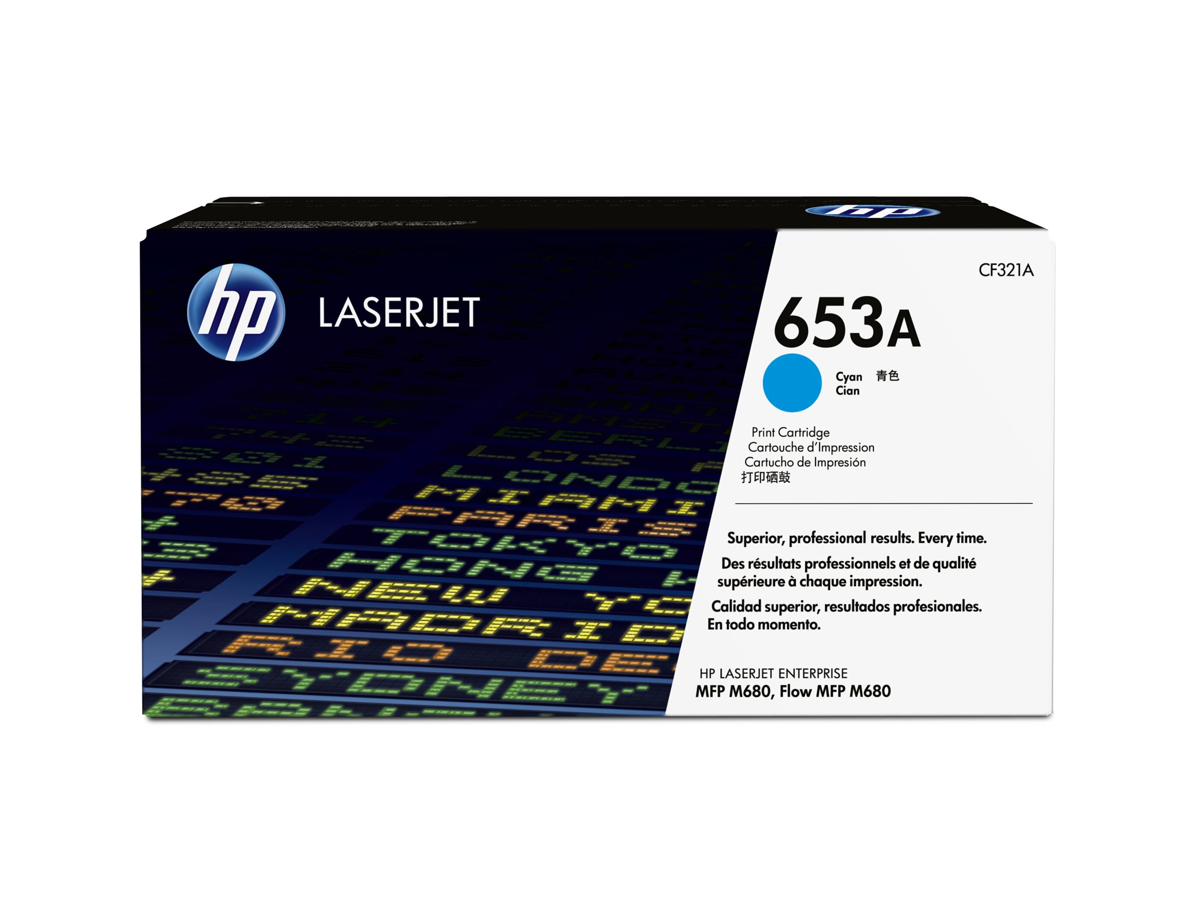 HP 653A - Cyan - original - LaserJet - Tonerpatrone (CF321A)