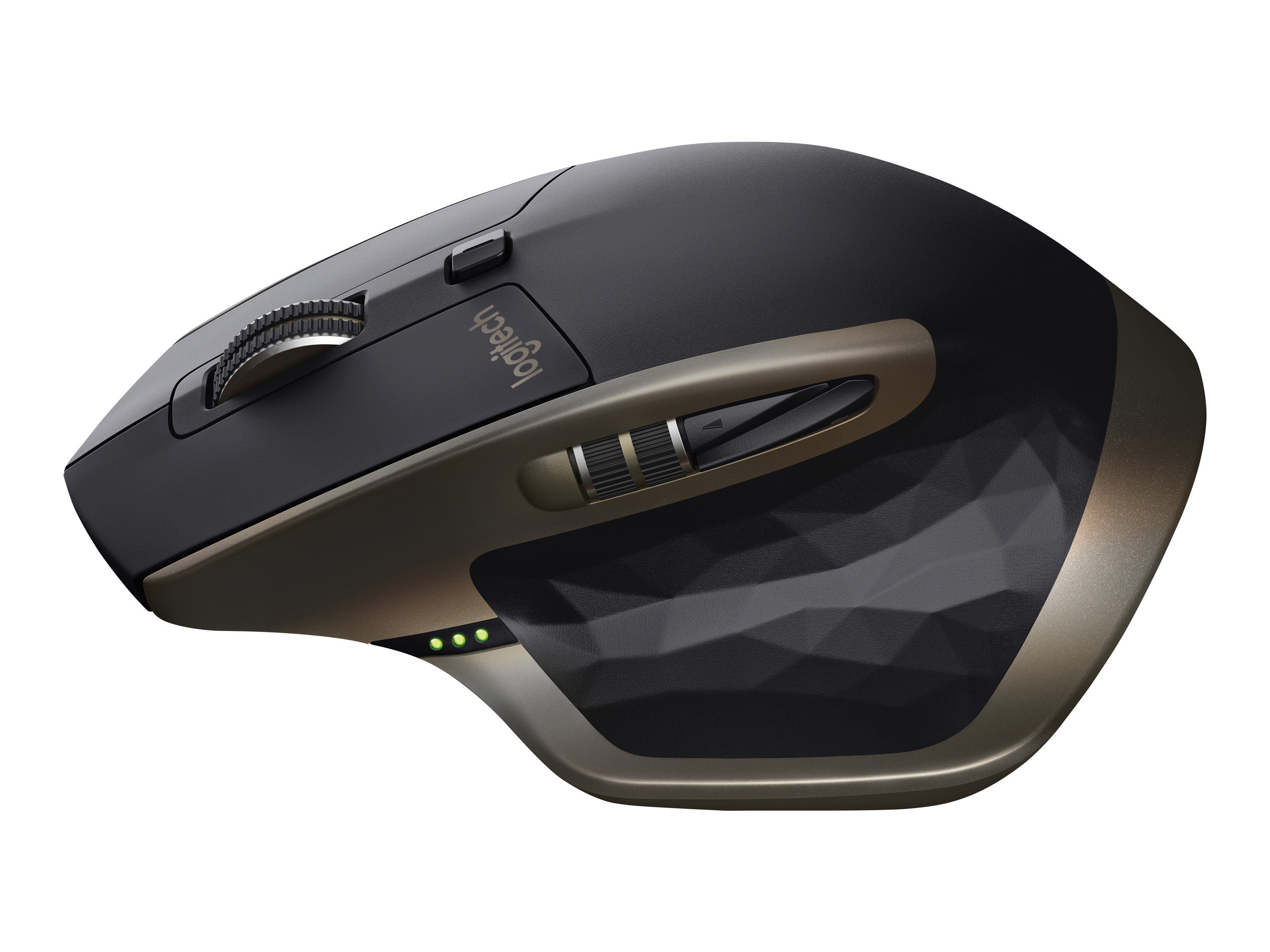 Logitech MX Master - Maus - Laser - 5 Tasten - kabellos - 2.4 GHz, Bluetooth - kabelloser Empfänger (USB)