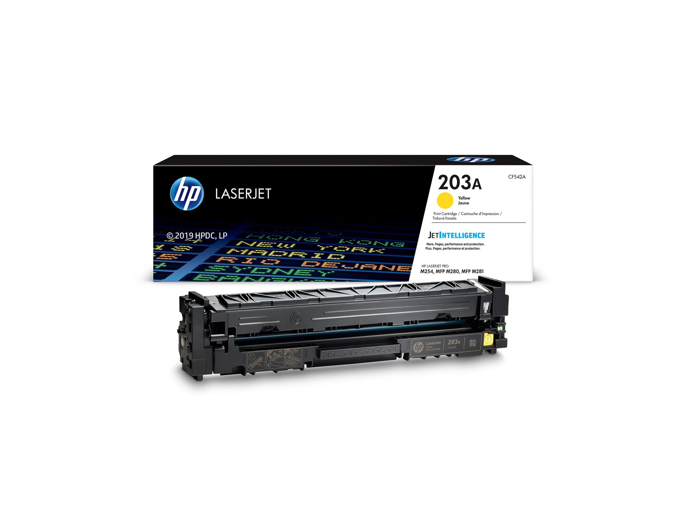 HP 203A - Gelb - original - LaserJet - Tonerpatrone (CF542A)