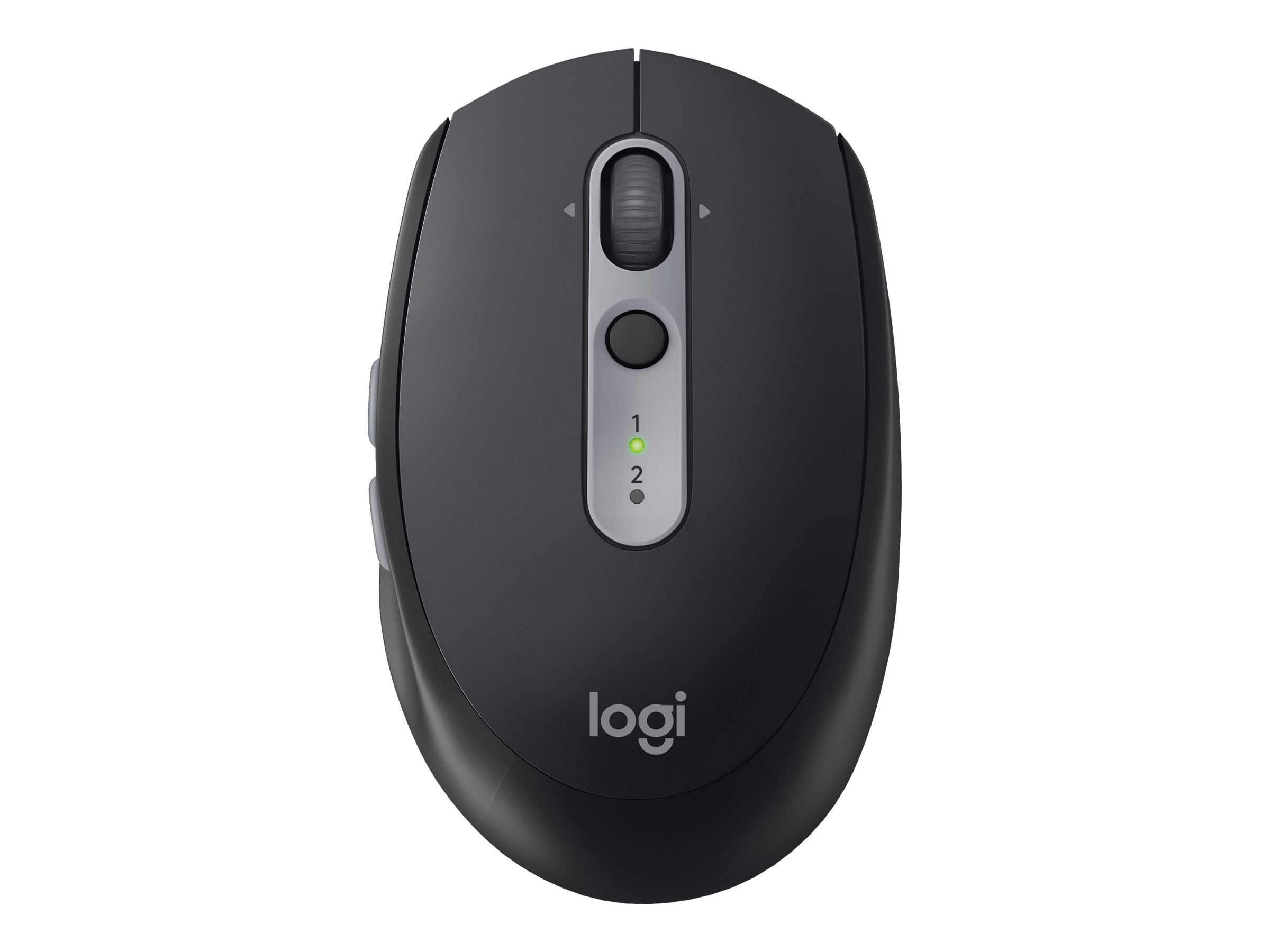 Logitech M590 Silent - Maus - Für Rechtshänder - optisch - 7 Tasten - kabellos - Bluetooth, 2.4 GHz - kabelloser Empfänger (USB)