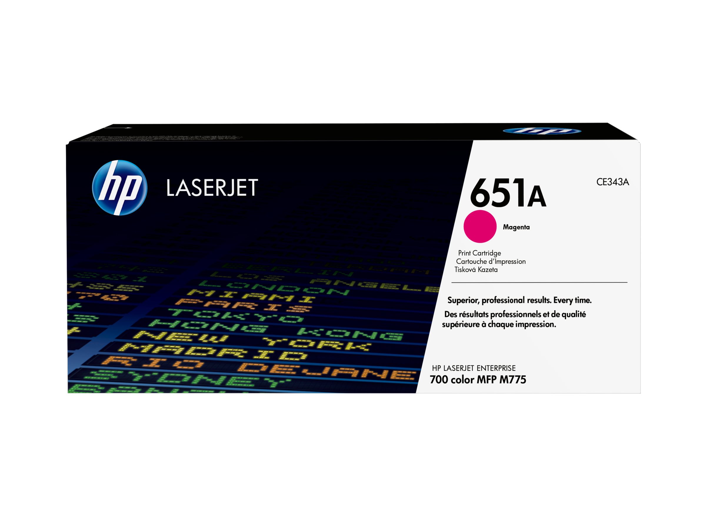 HP 651A - Magenta - original - LaserJet - Tonerpatrone (CE343A)