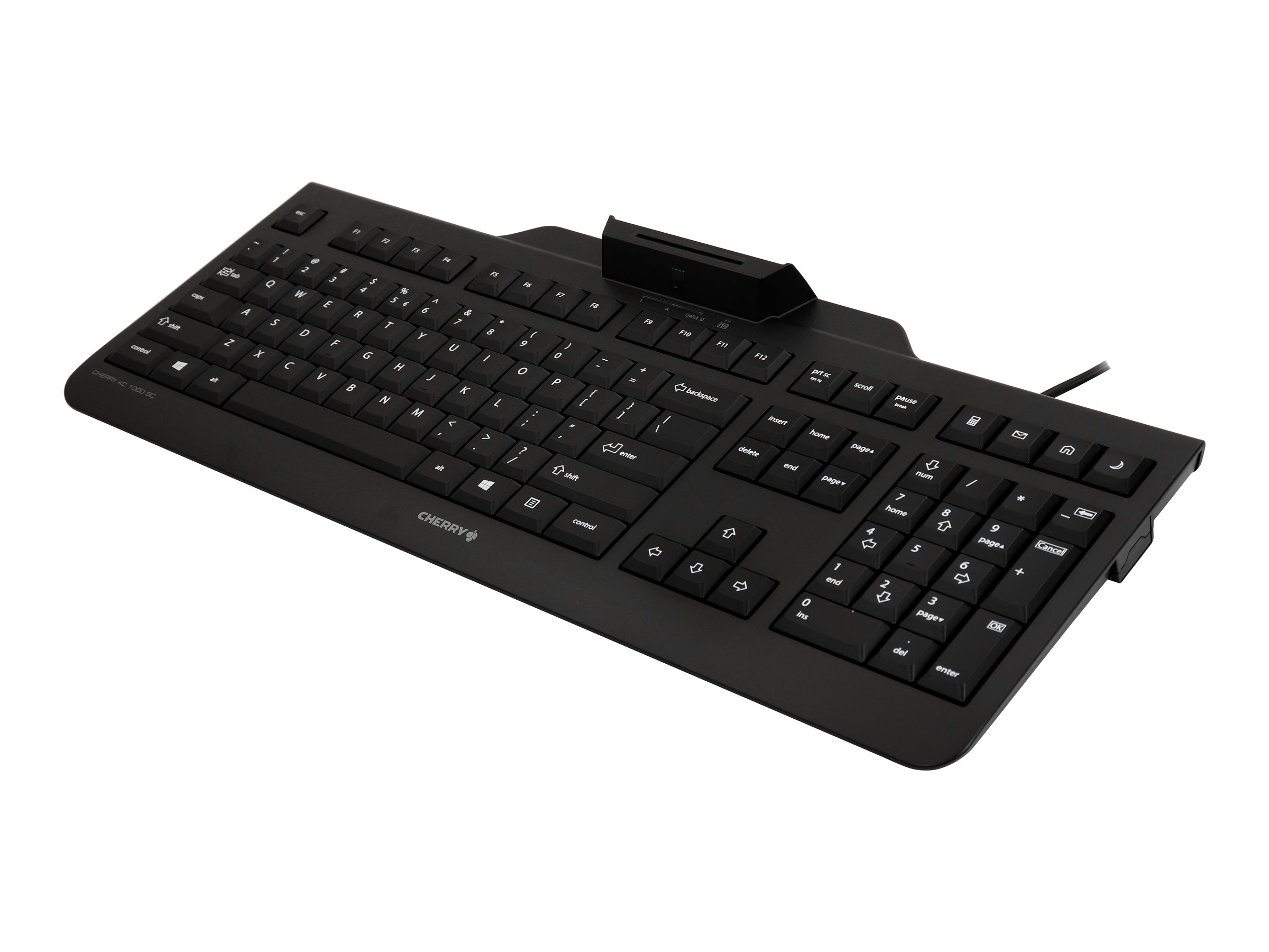 Cherry KC 1000 SC - Tastatur - USB - USA - Tastenschalter: CHERRY LPK