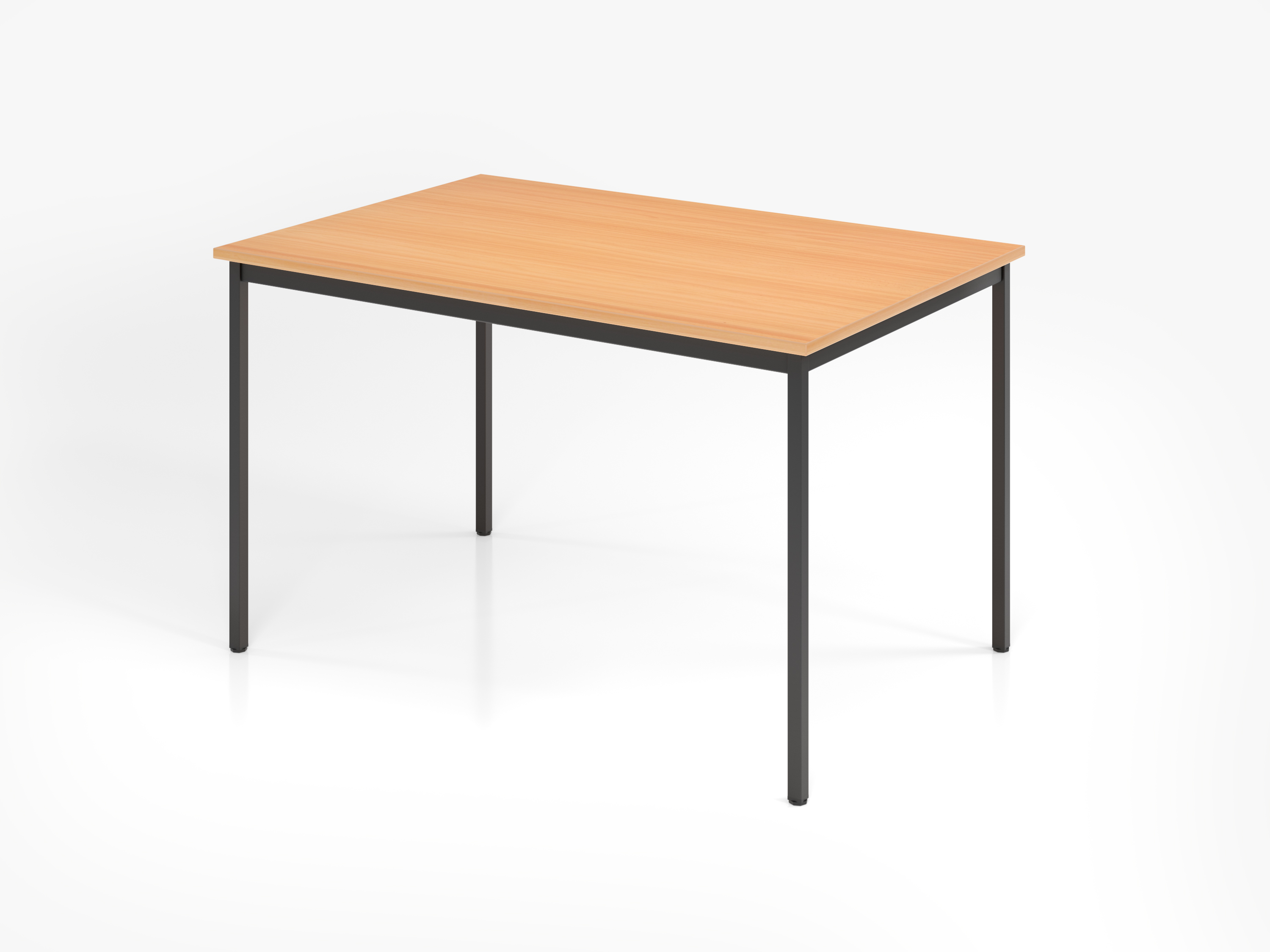 Besprechungstisch Fuß Vierk.120x80cm Buche