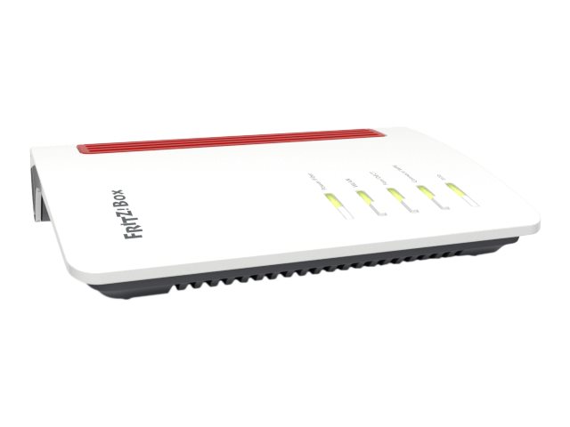 FRITZ! AVM FRITZ!Box 5530 Fiber - Wireless Router - GPON-Terminal / Stimmen-Karte 3-Port-Switch - 1GbE, 2.5GbE, GPON, XGS-PON, AON - Wi-Fi 6 - Dual-Band - VoIP-Telefonadapter (DECT)