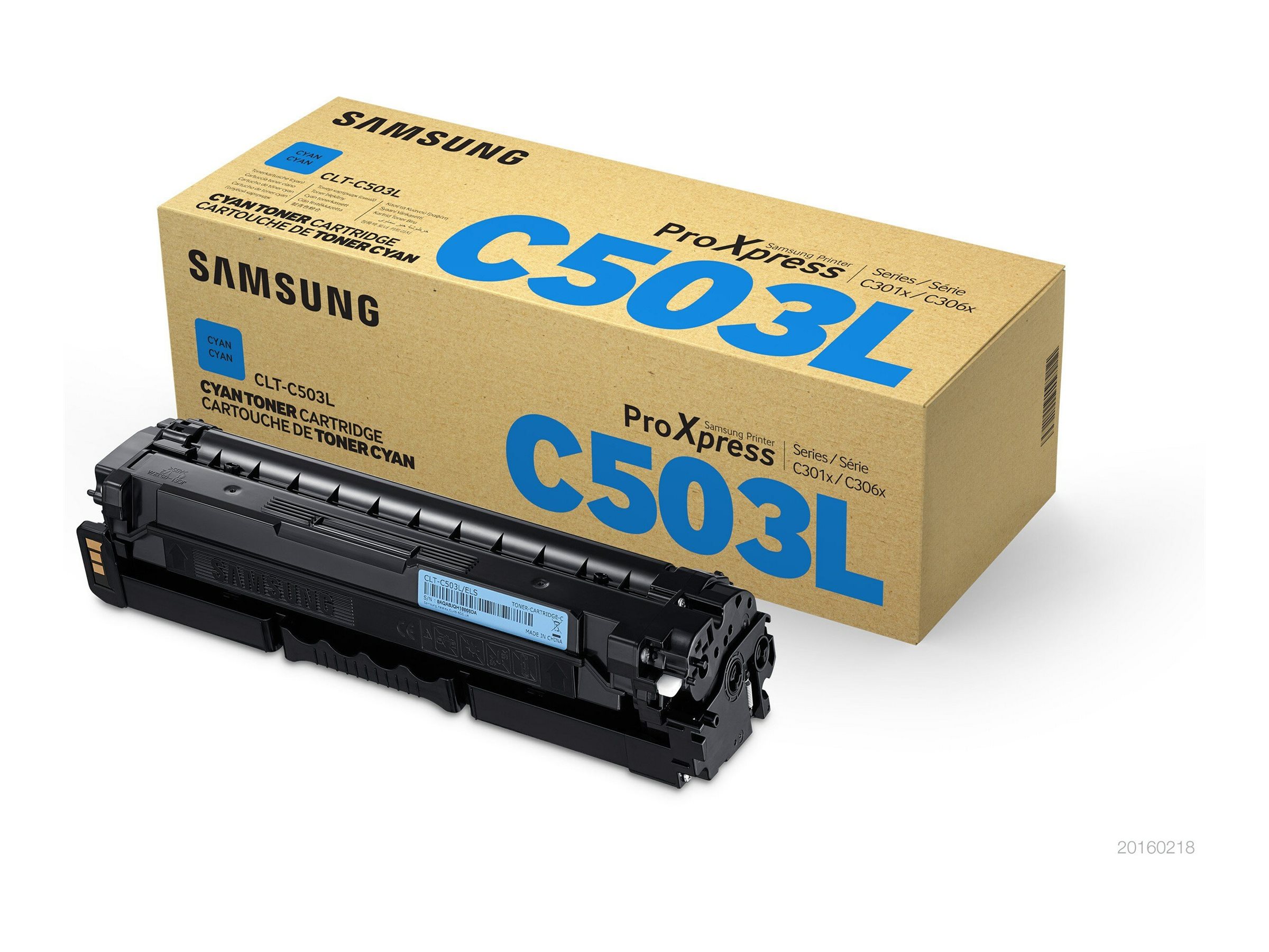 HP CLT-C503L - Hohe Ergiebigkeit - Cyan - original - Tonerpatrone (SU014A)