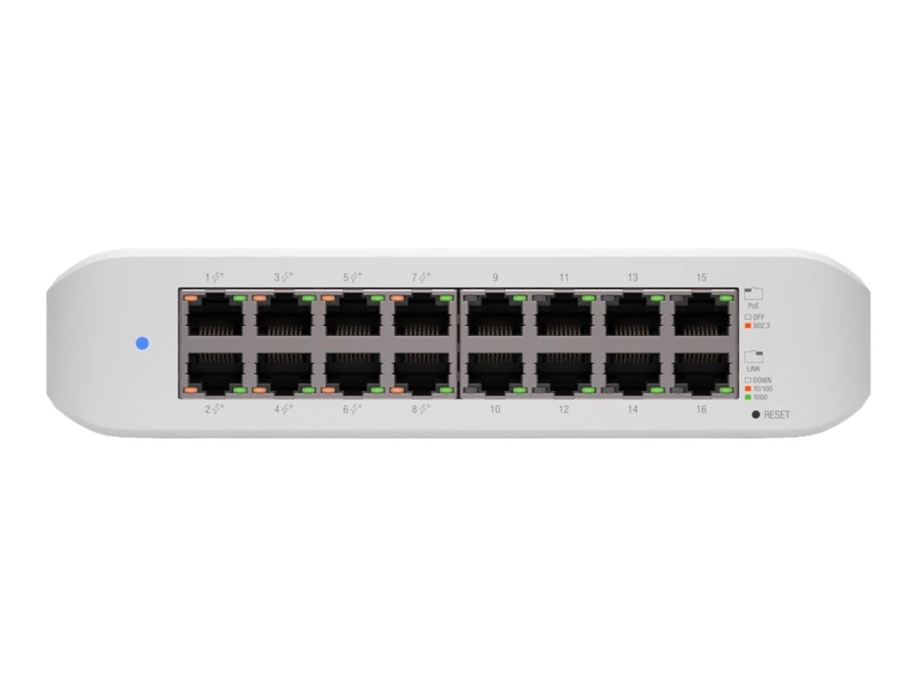 Ubiquiti UniFi Switch Lite USW-Lite-16-POE - Switch - managed - 16 x 10/100/1000 (8 PoE+)
