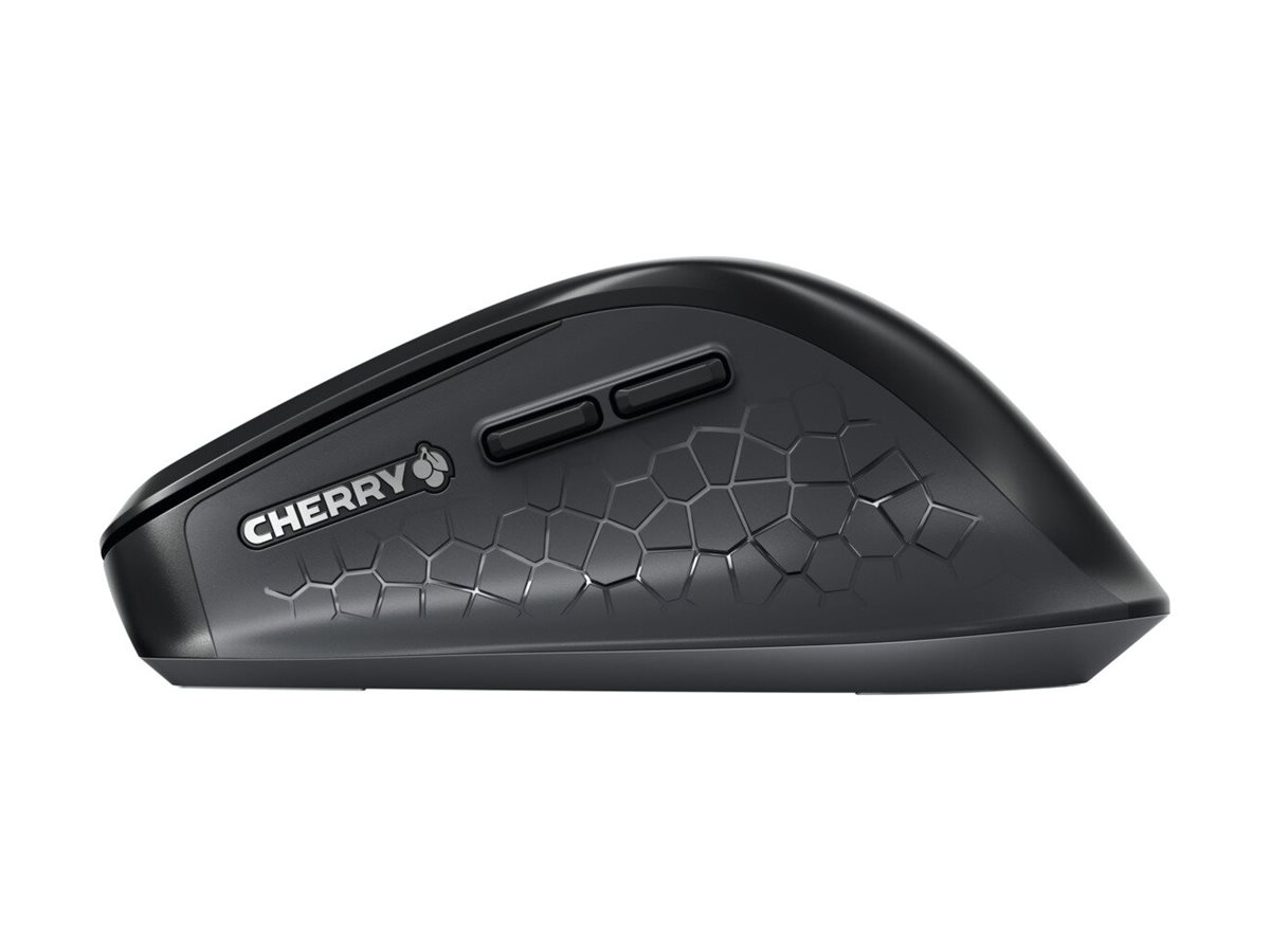 Cherry STREAM MOUSE COMFORT - Maus - ergonomisch - Für Rechtshänder - optisch - 6 Tasten - kabellos - 2.4 GHz - kabelloser Empfänger (USB)