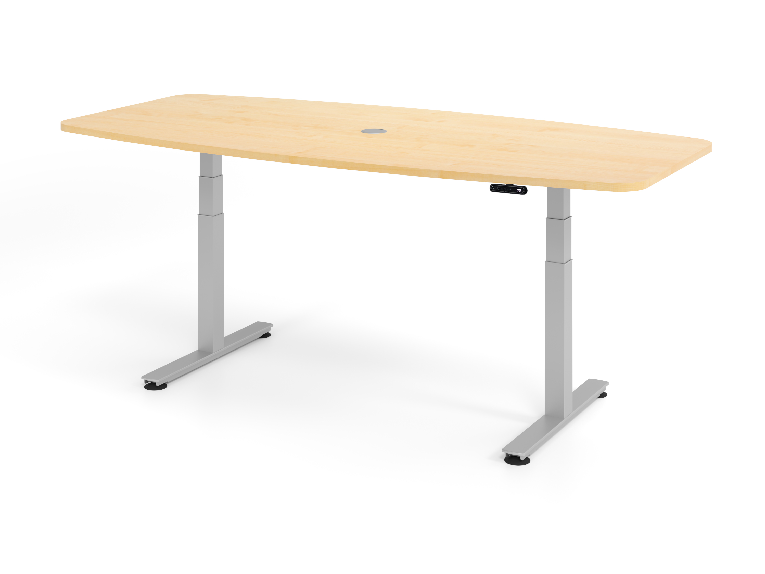 Konferenztisch mit Memoryschalter, Ahorn